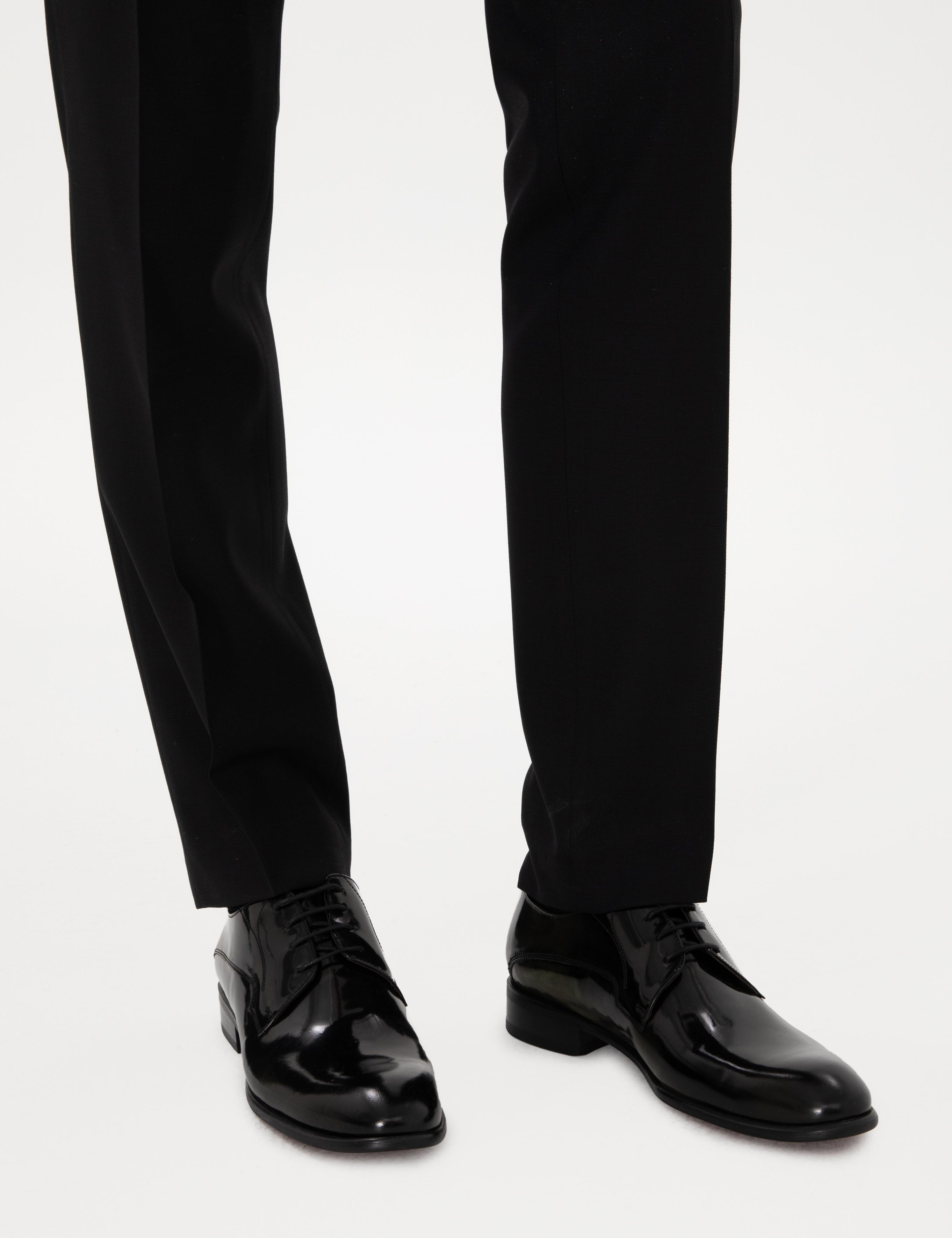 Siyah Rugan Klasik Ayakkabı