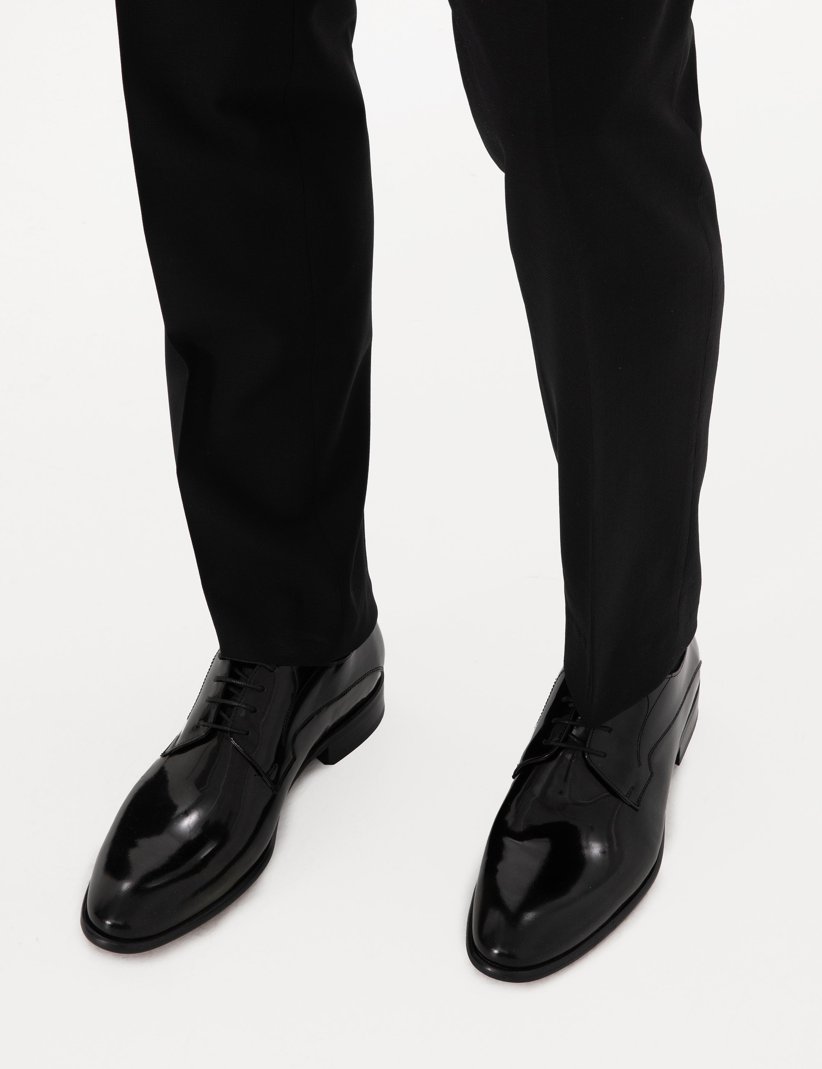 Siyah Rugan Klasik Ayakkabı