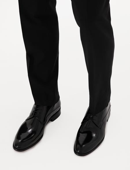 Siyah Rugan Klasik Ayakkabı - 50305927003