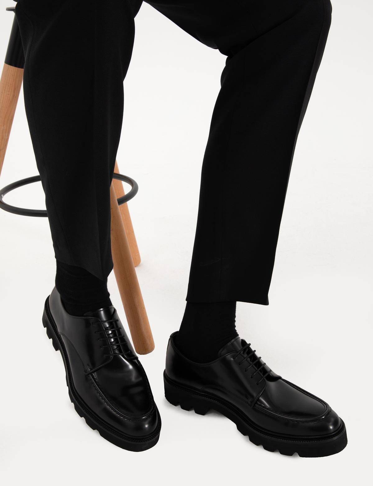 Siyah Eva Taban Casual Ayakkabı - 50305905005