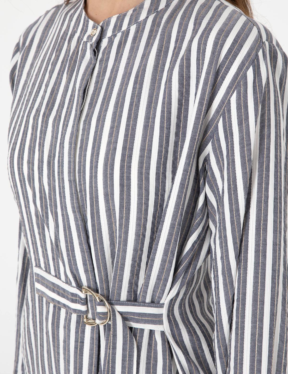 İndigo Comfort Fit Uzun Kollu Gömlek - 50301067012