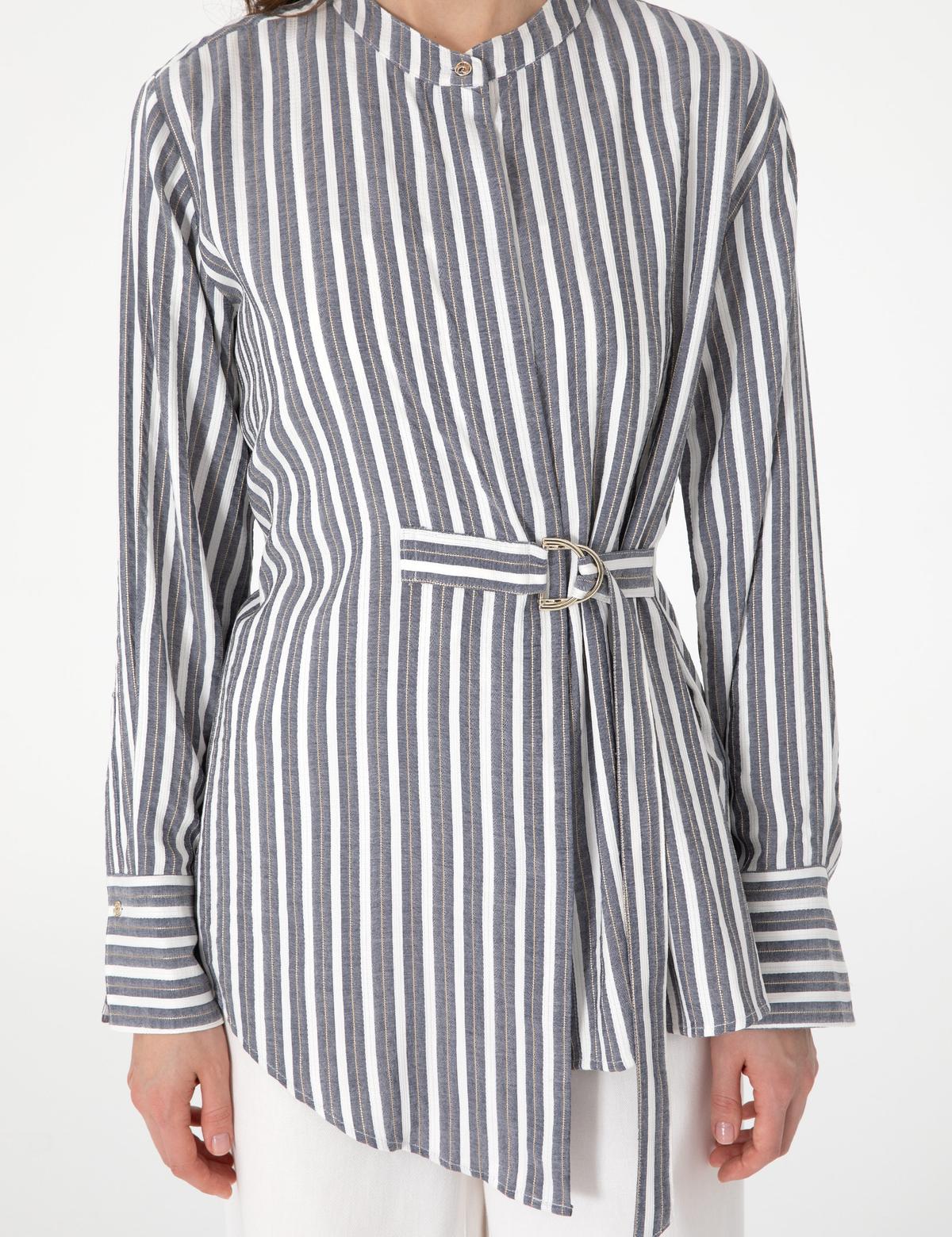 İndigo Comfort Fit Uzun Kollu Gömlek - 50301067012