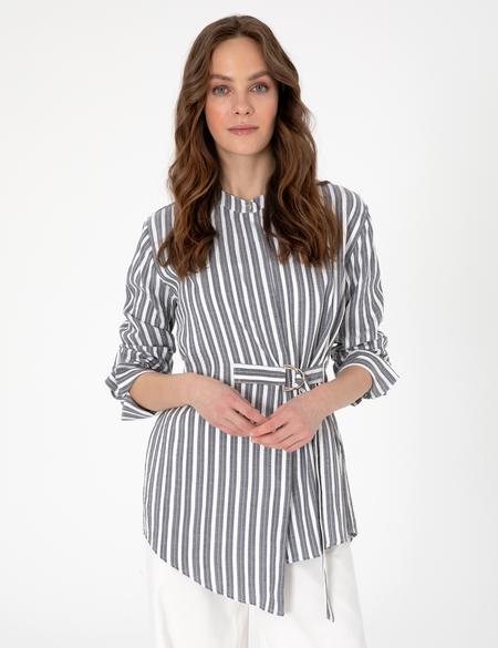 İndigo Comfort Fit Uzun Kollu Gömlek - 50301067012