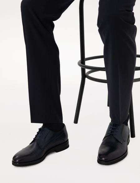 Lacivert Eva Taban Klasik Ayakkabı - 50304676009