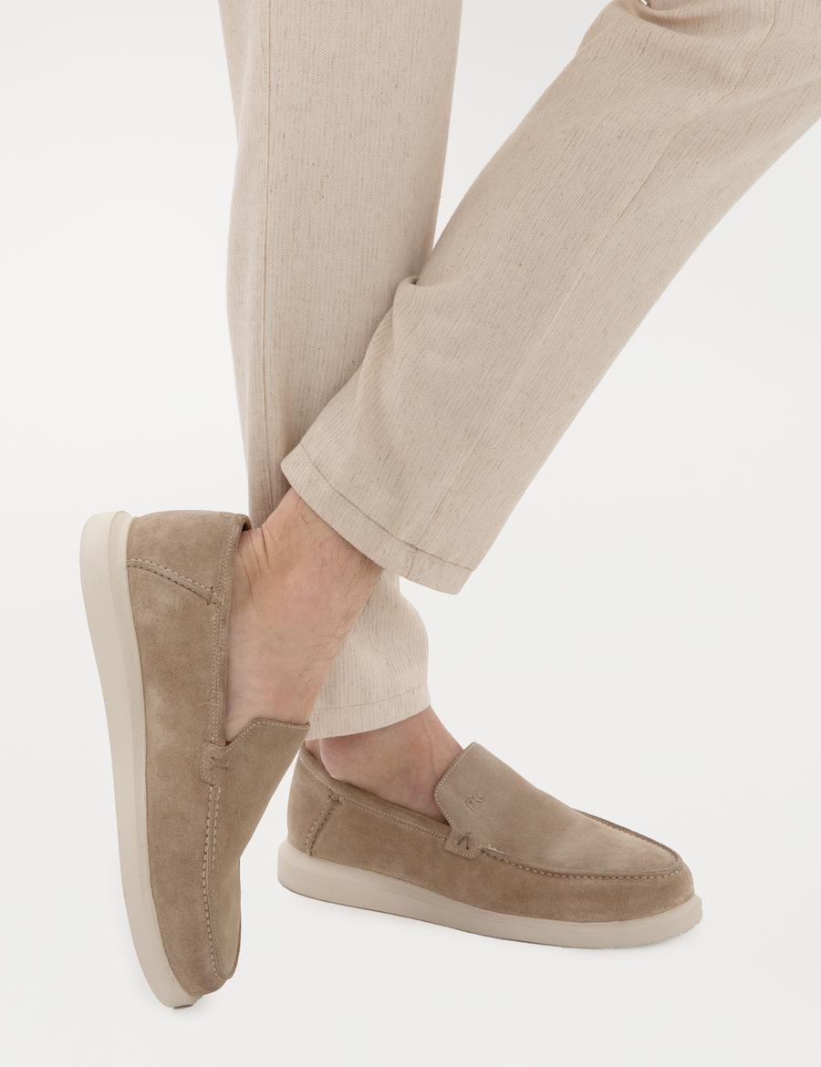 Bej Eva Taban Loafer