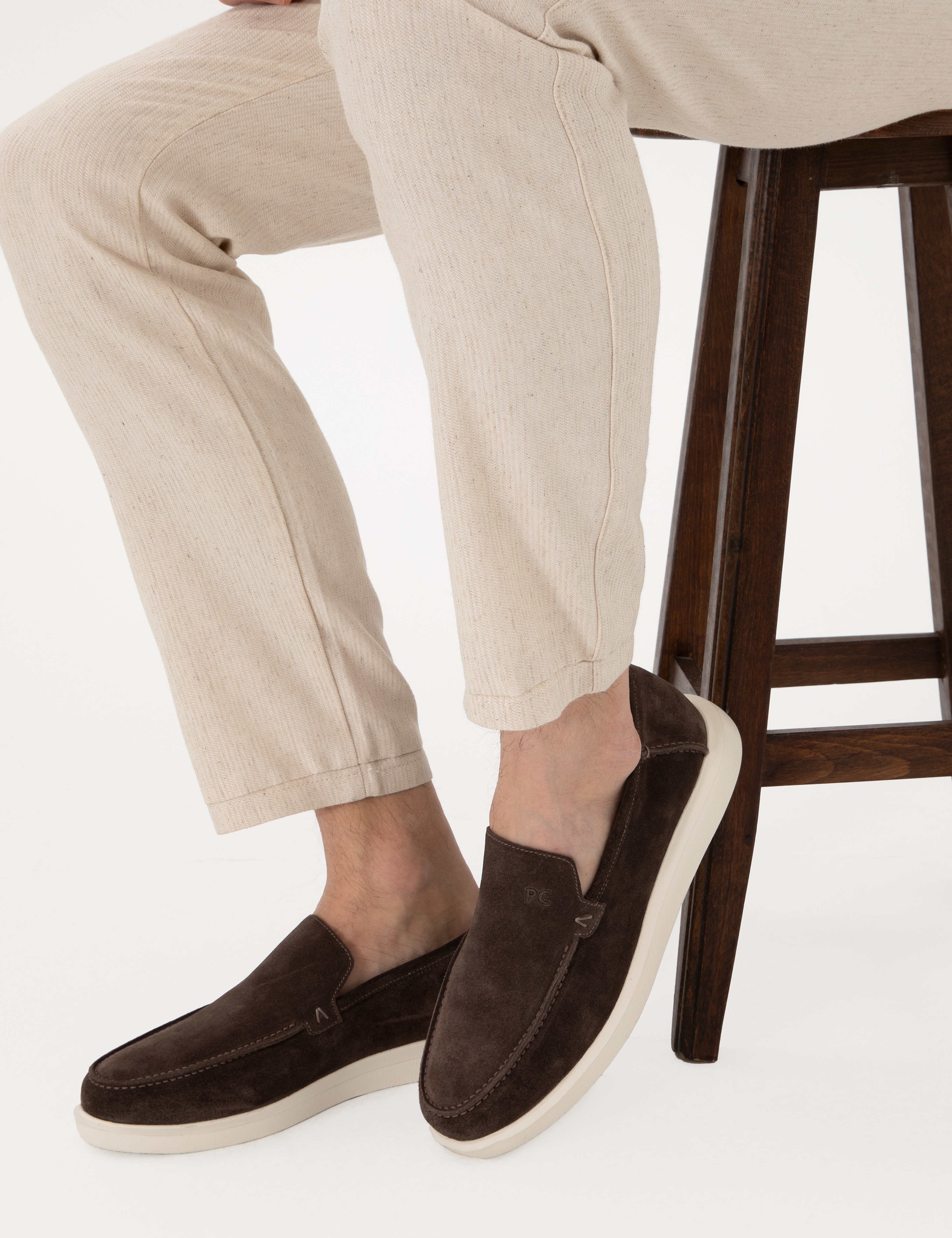 Kahverengi Eva Taban Loafer - Image 7