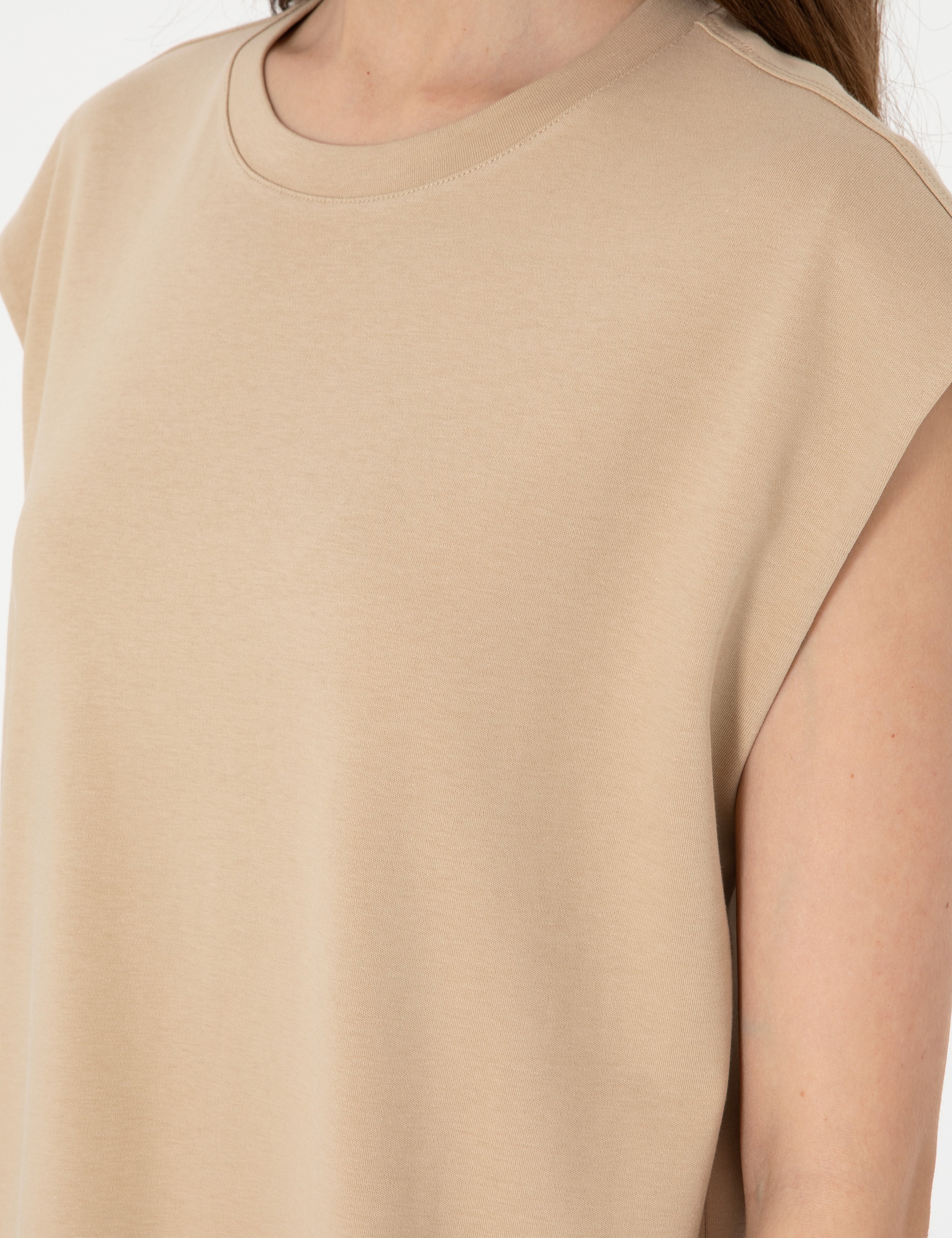 Bej Comfort Fit Tişört