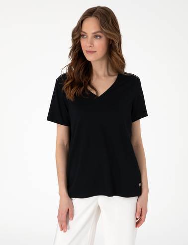 Siyah Regular Fit Tişört