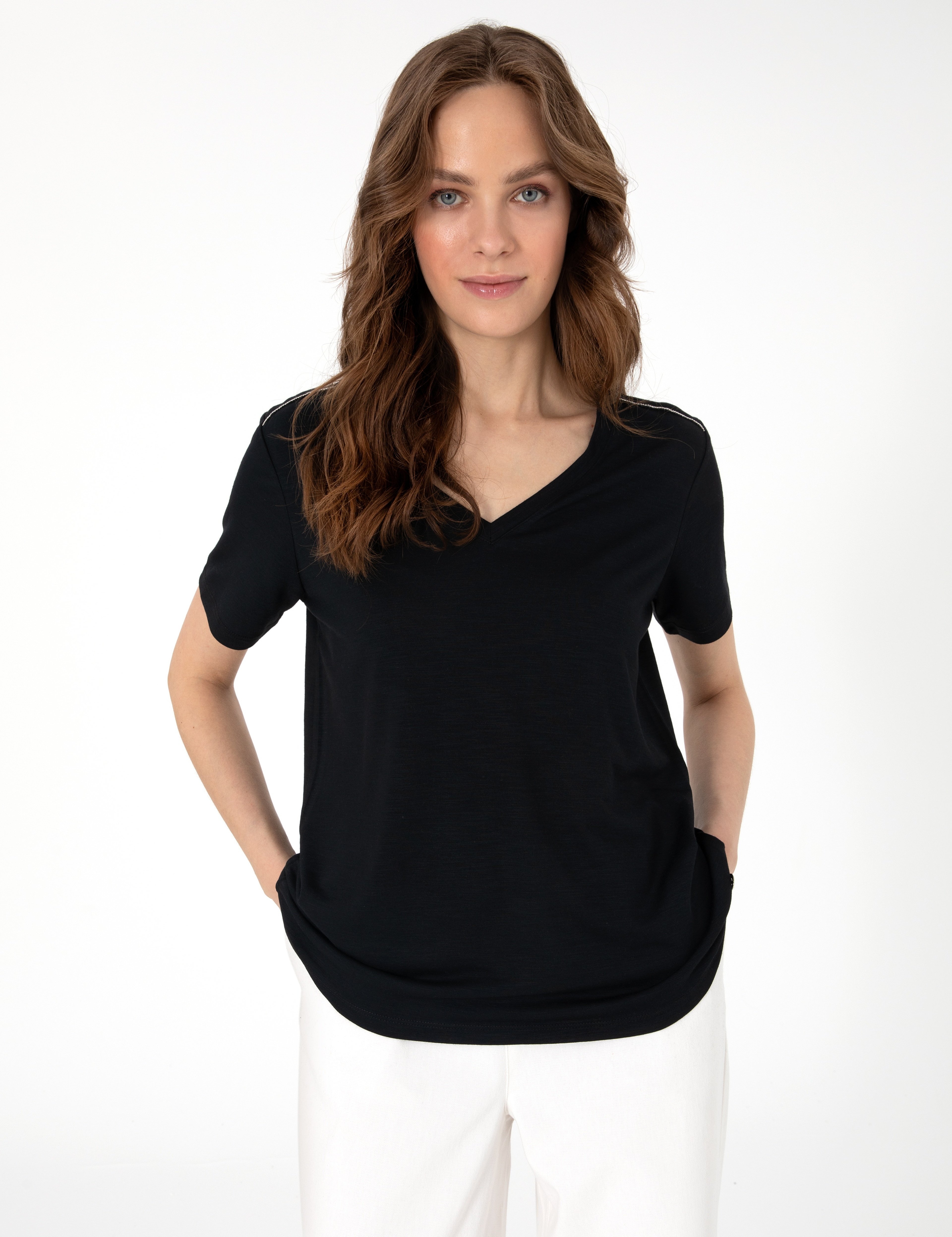 Siyah Regular Fit Tişört