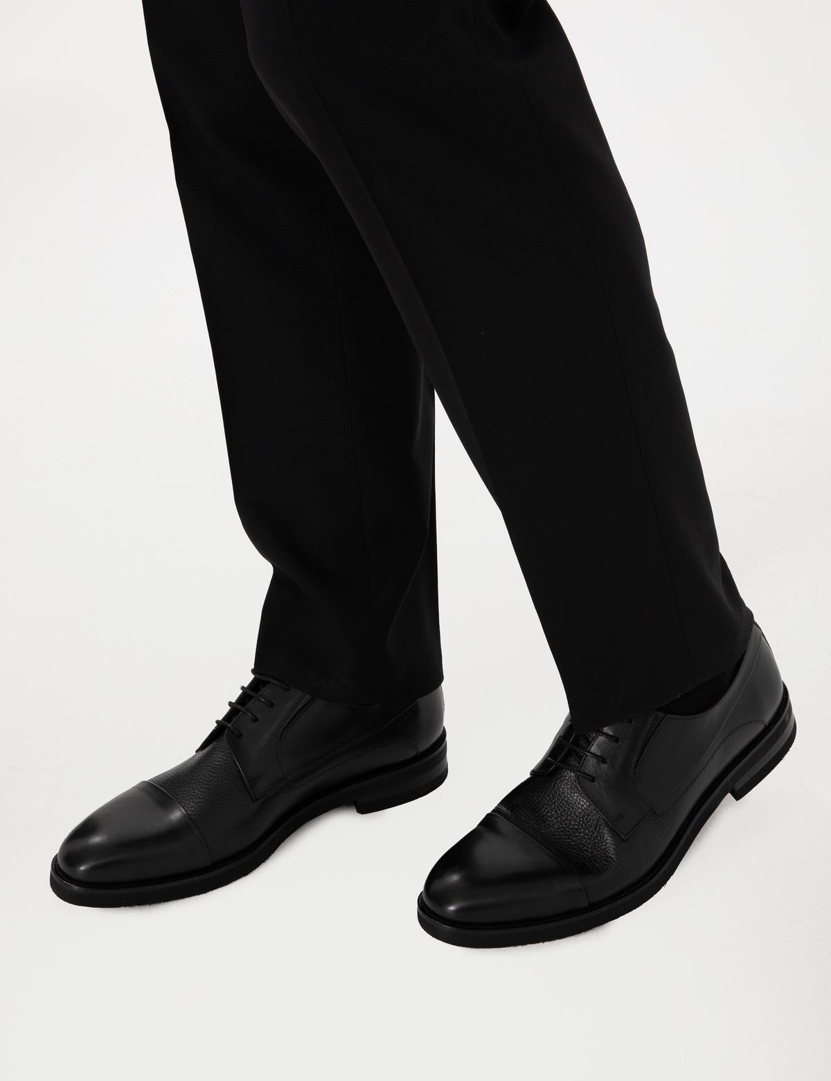 Siyah Eva Taban Klasik Ayakkabı