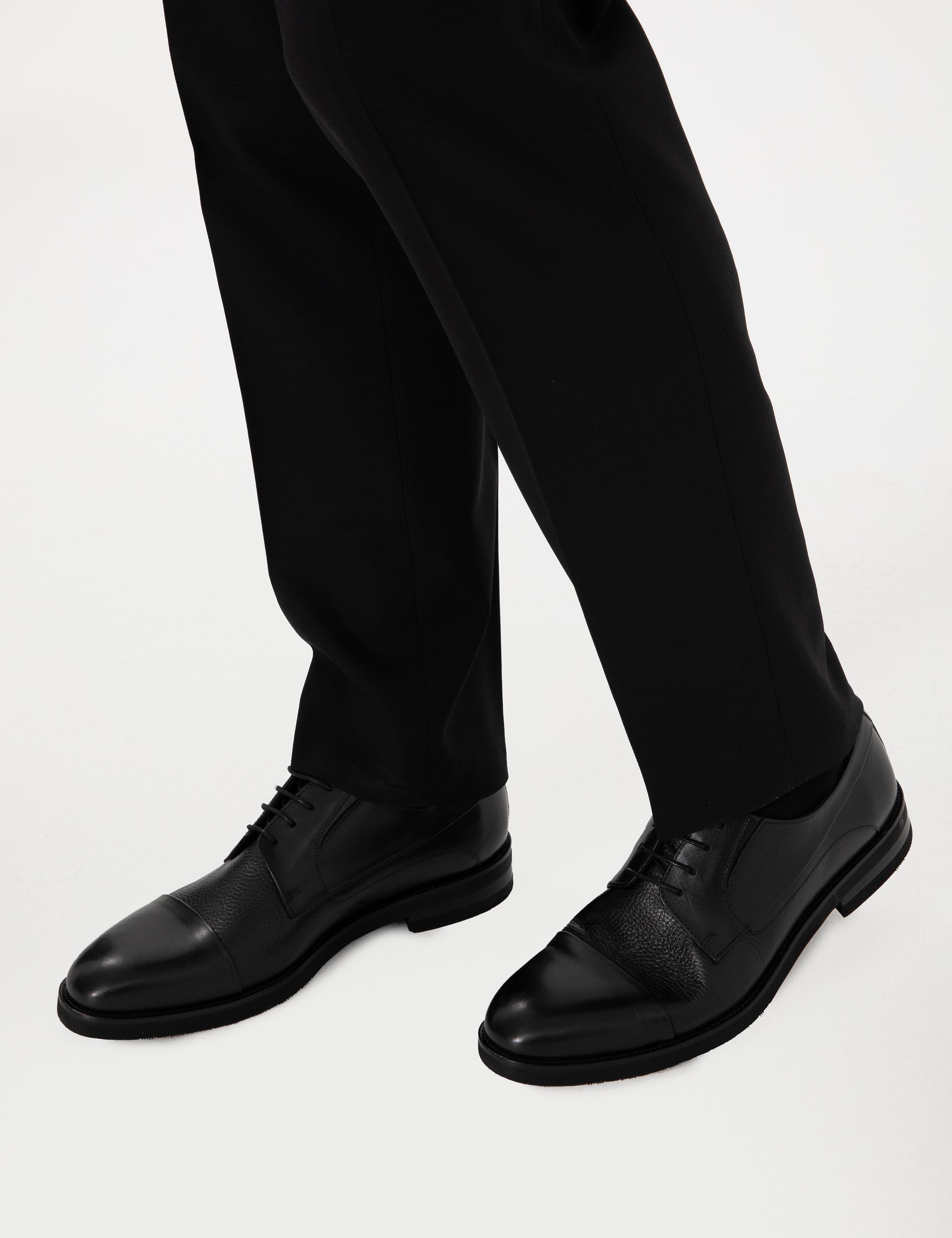 Siyah Eva Taban Klasik Ayakkabı