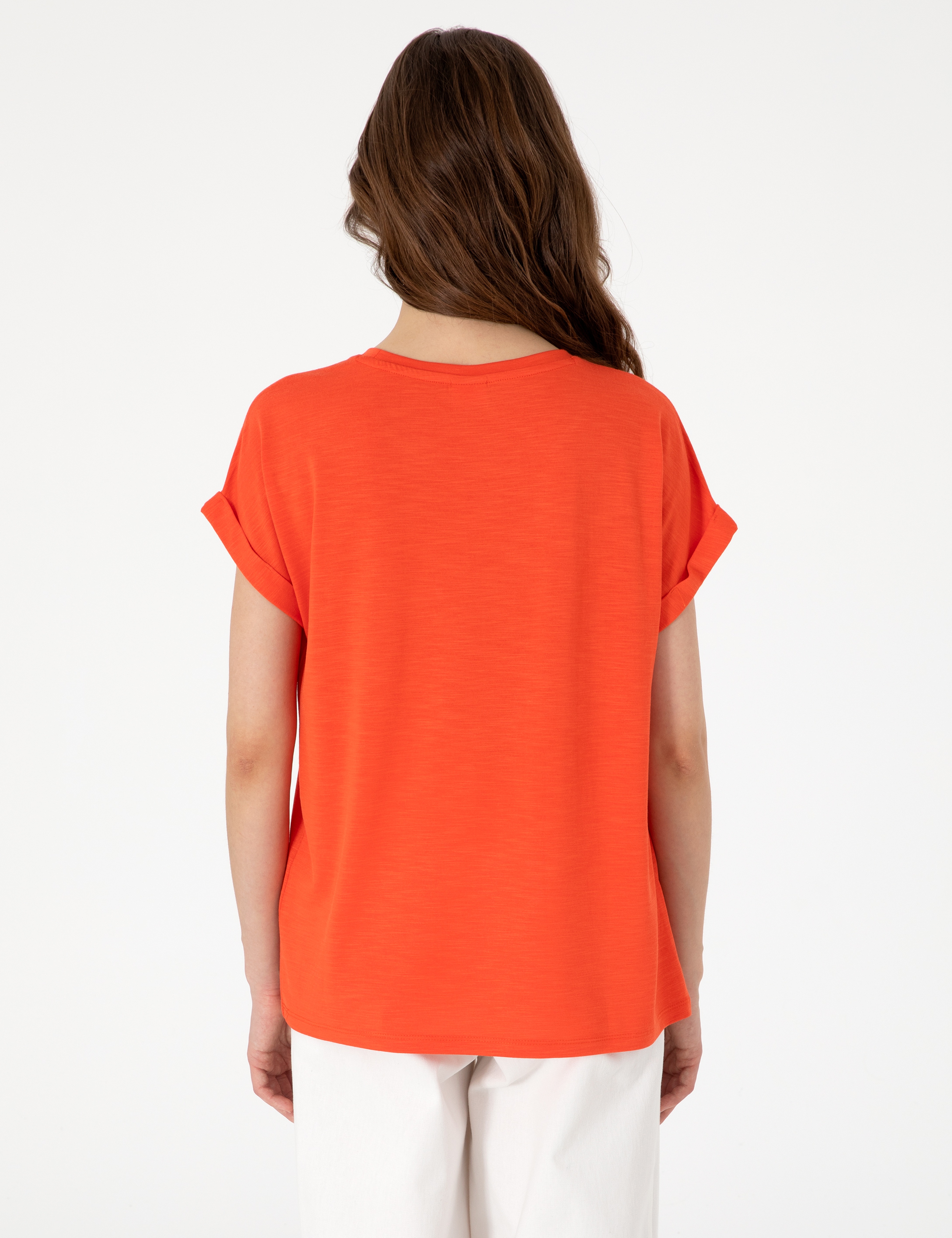 Kırmızı Regular Fit Tişört - Image 5