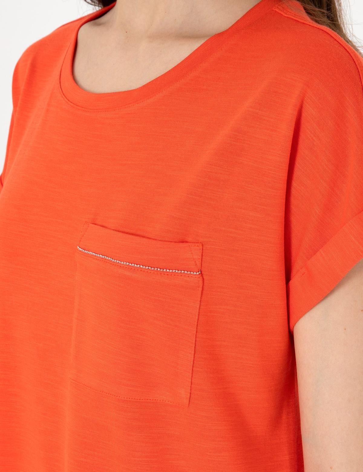 Kırmızı Regular Fit Tişört - 50301440068