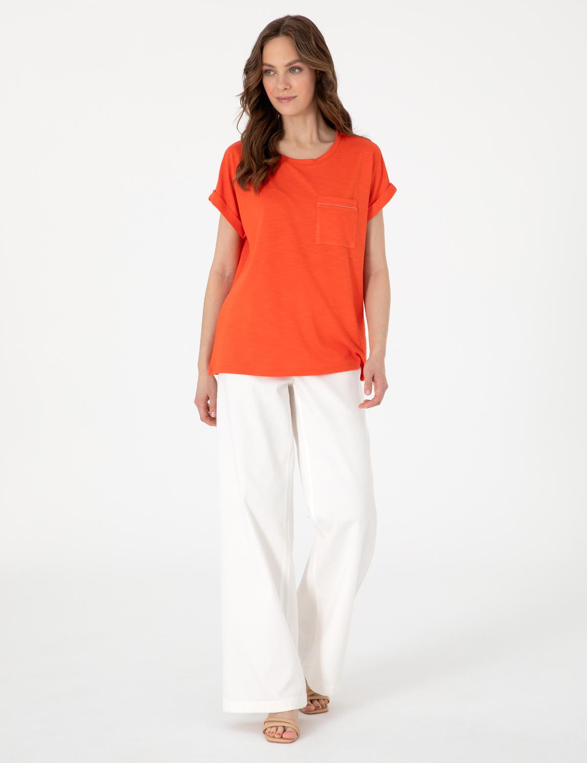 Kırmızı Regular Fit Tişört - 50301440068