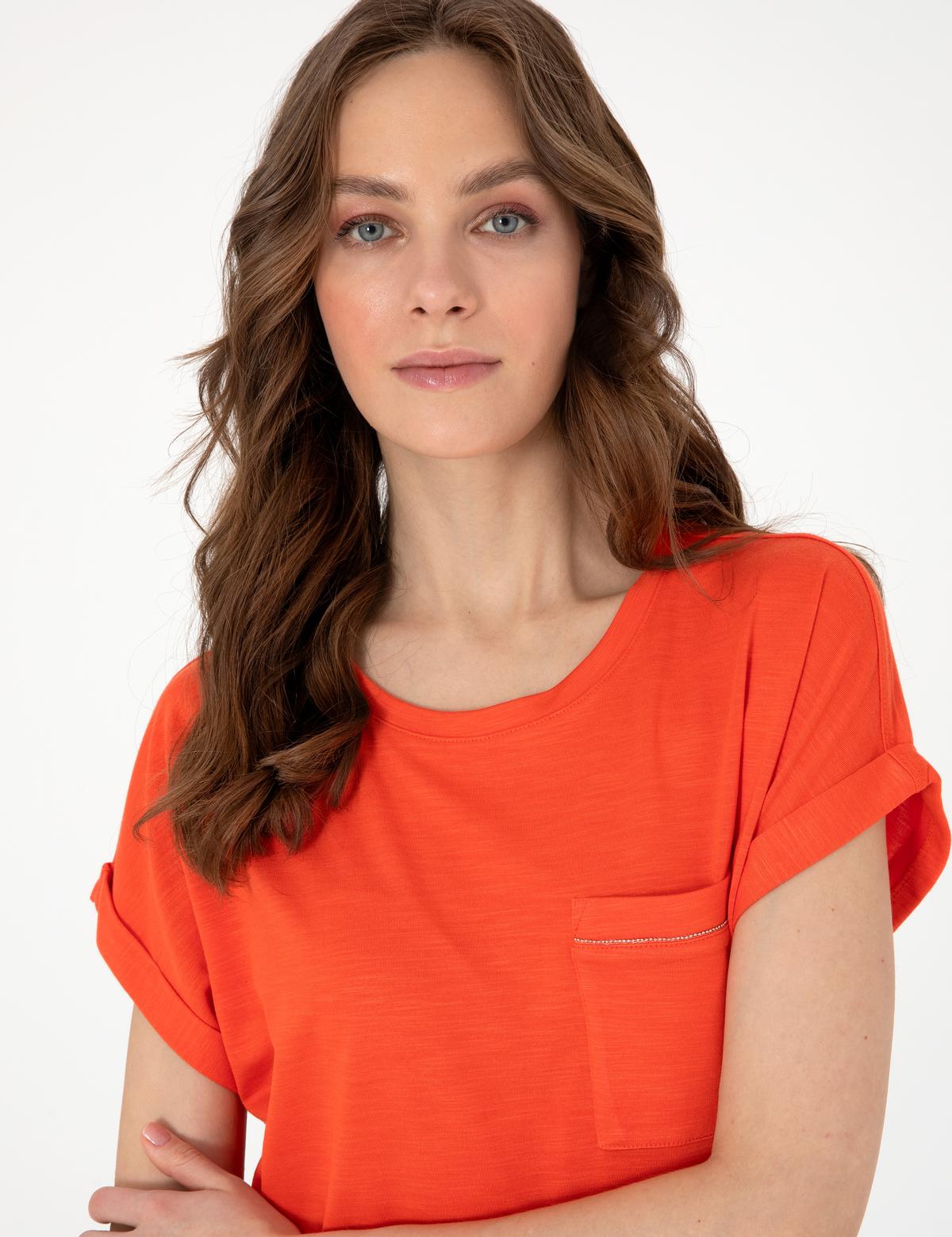 Kırmızı Regular Fit Tişört - 50301440068