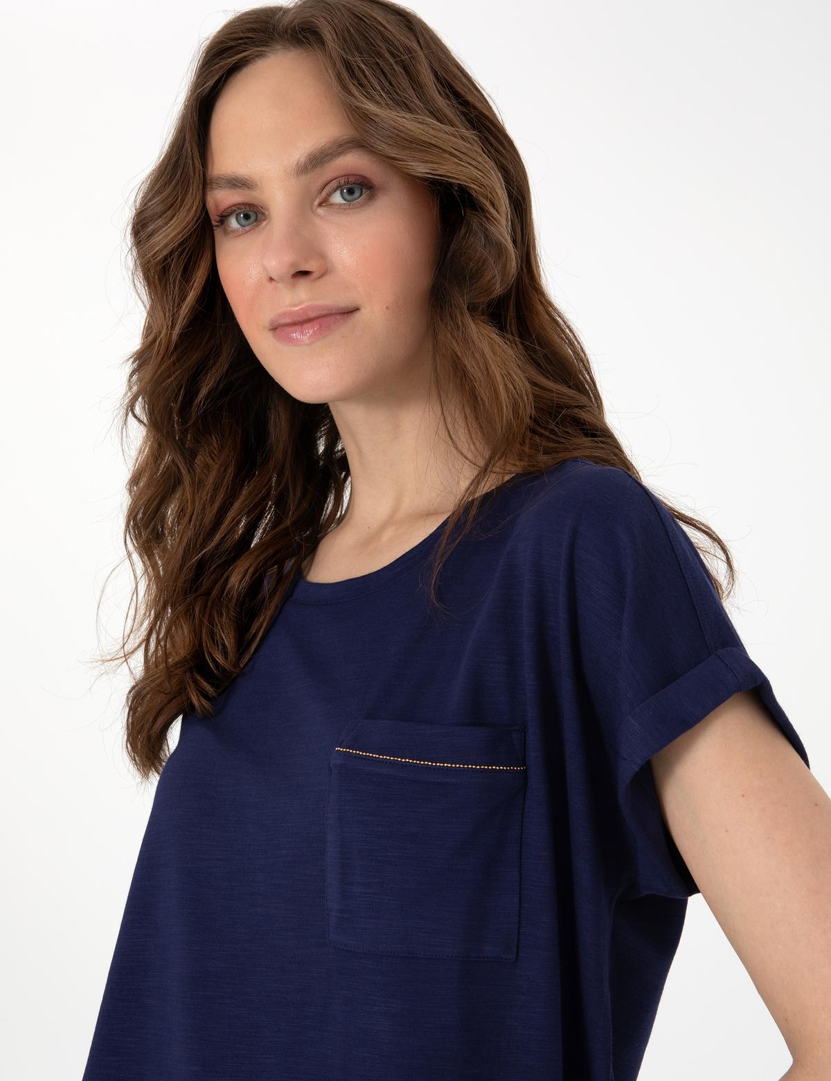 Lacivert Regular Fit Tişört - 50301440018