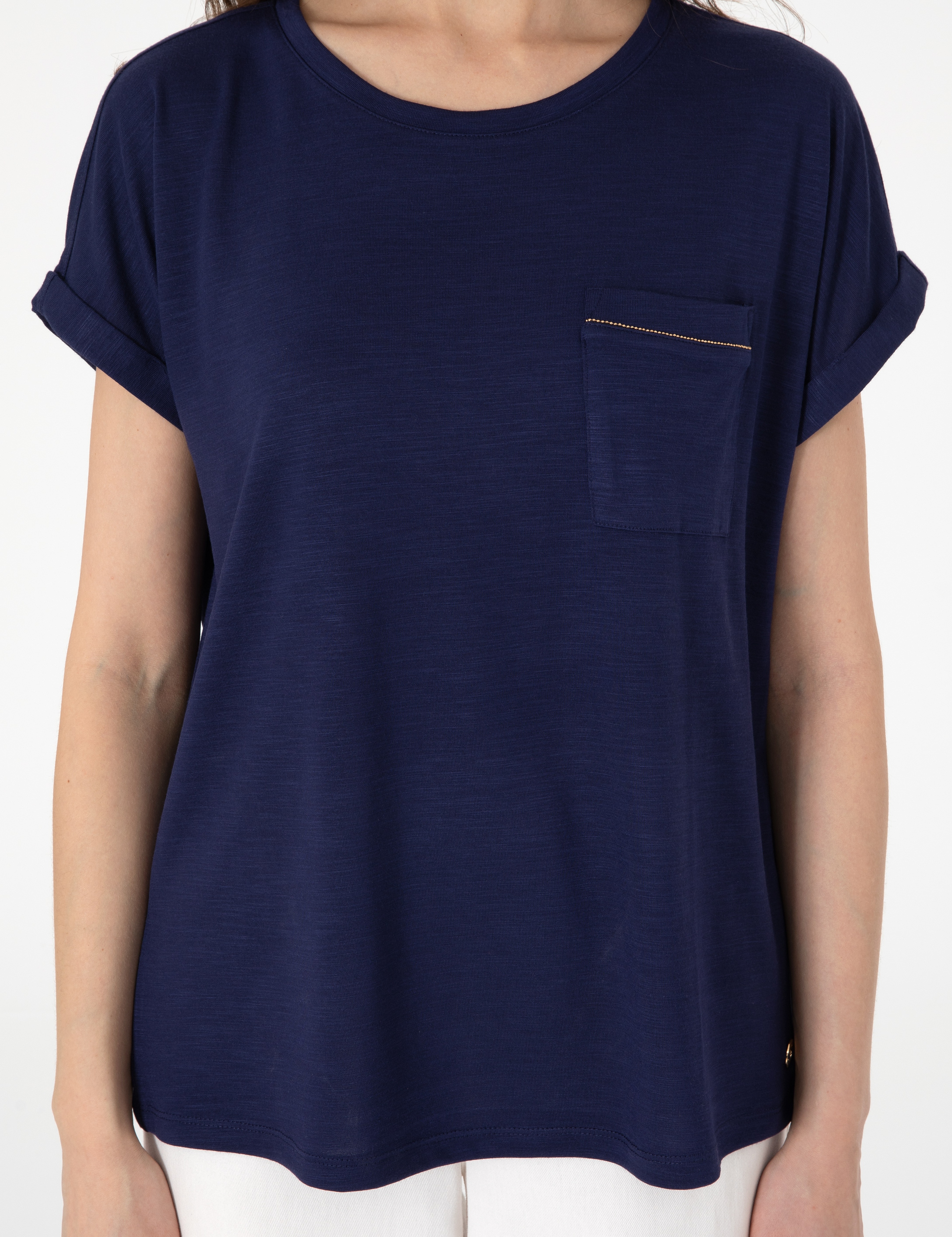Lacivert Regular Fit Tişört - Image 6