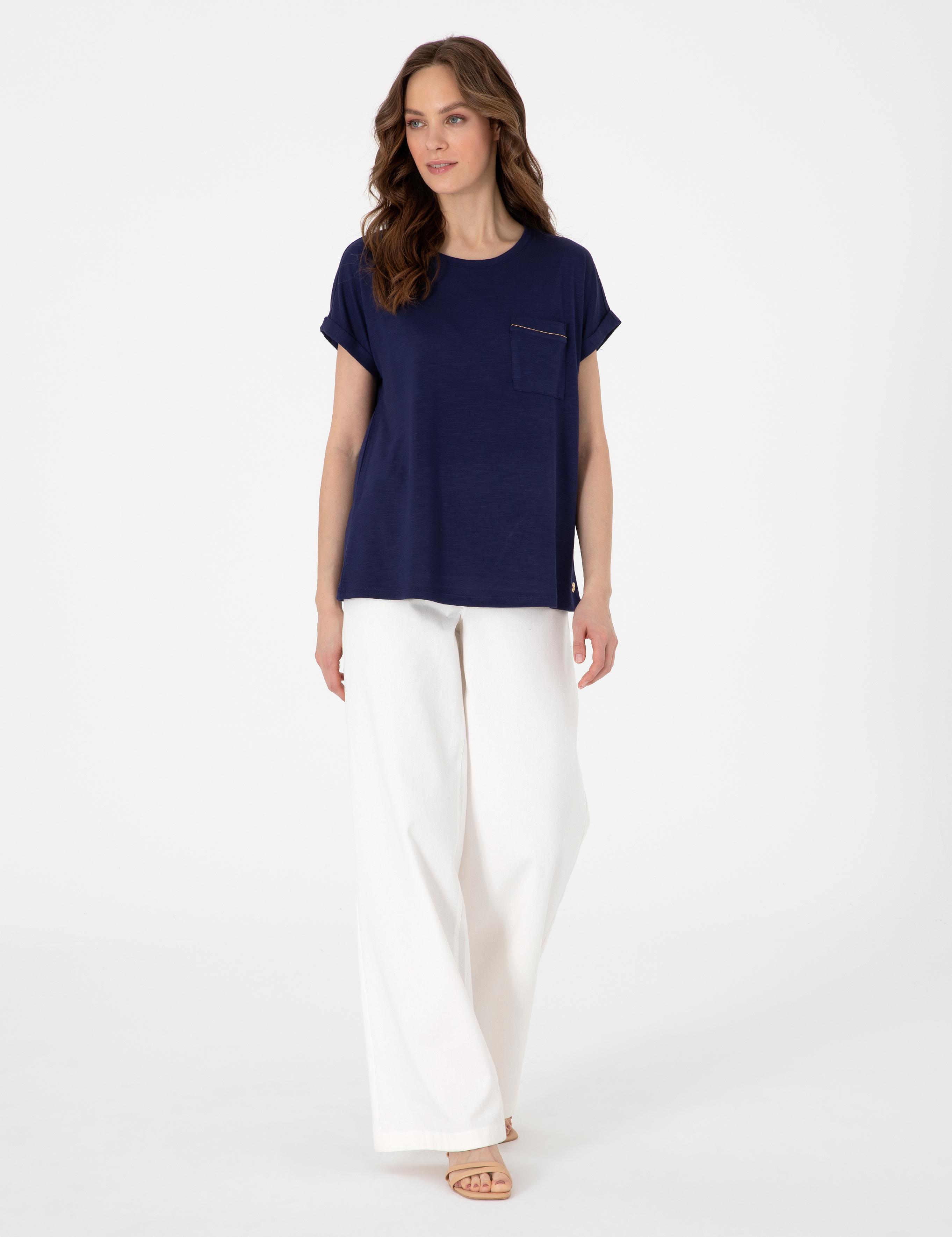 Lacivert Regular Fit Tişört