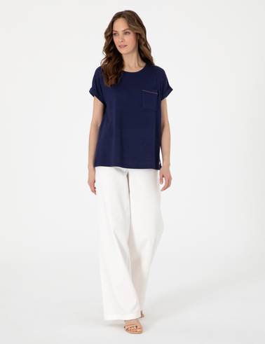 Lacivert Regular Fit Tişört