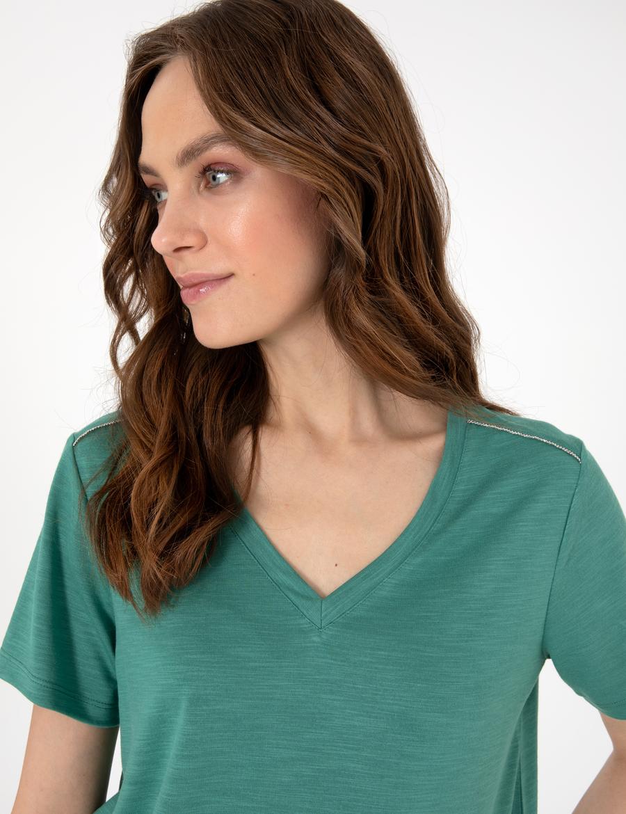 Yeşil Regular Fit Tişört