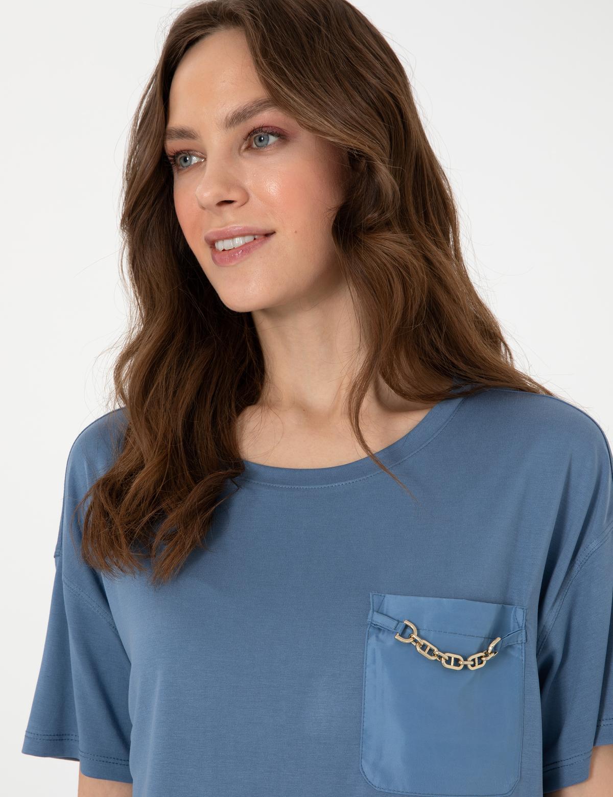 İndigo Comfort Fit Tişört - 50301456030