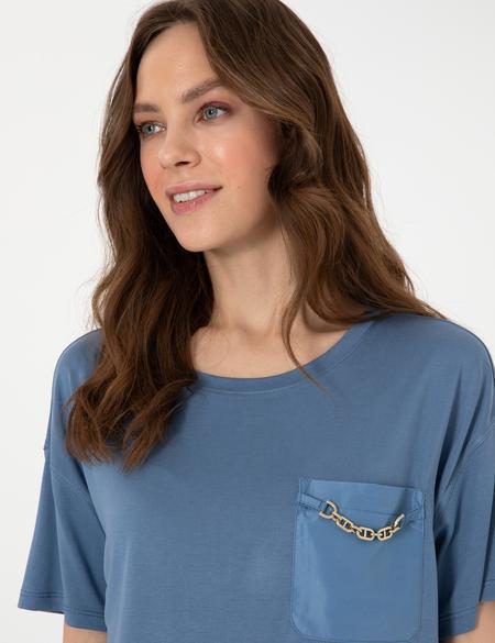 İndigo Comfort Fit Tişört - 50301456030