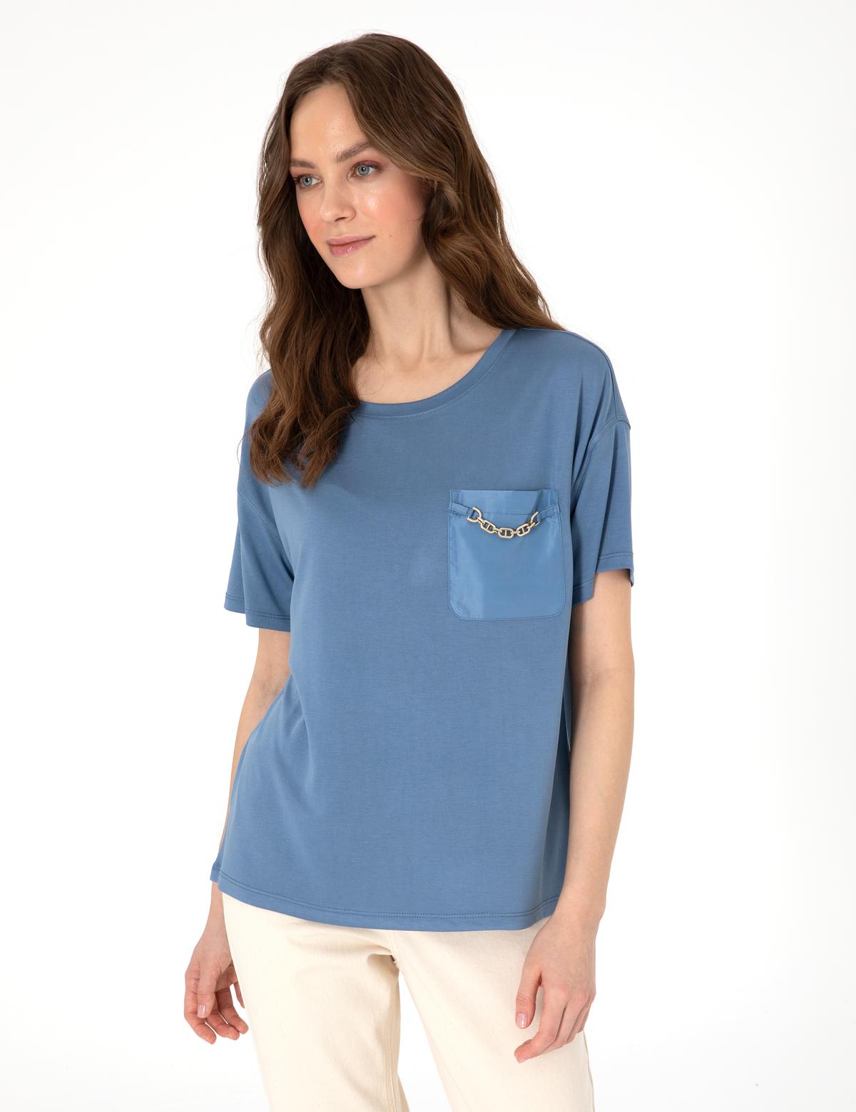 İndigo Comfort Fit Tişört - 50301456030