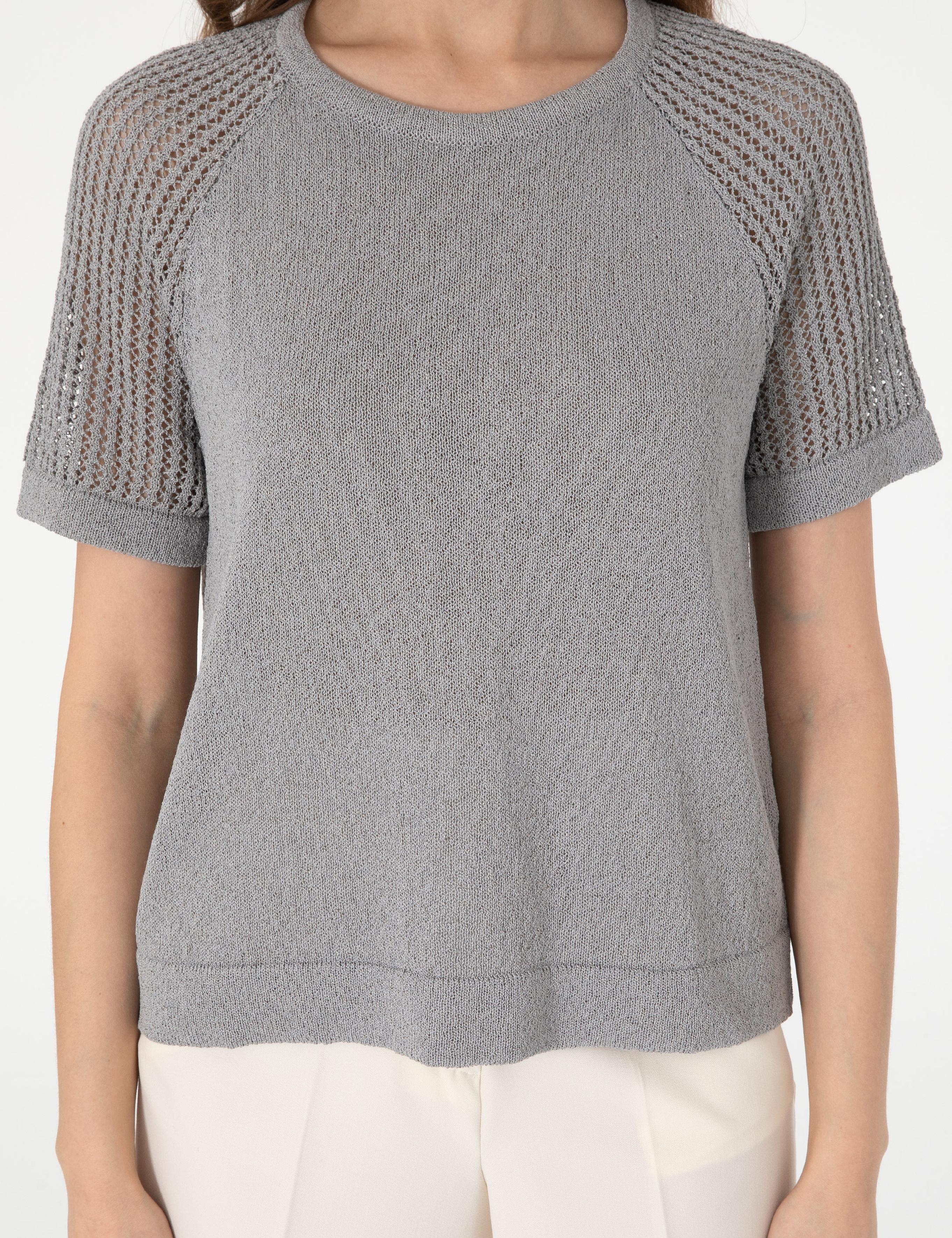 Gri Regular Fit Triko Tişört