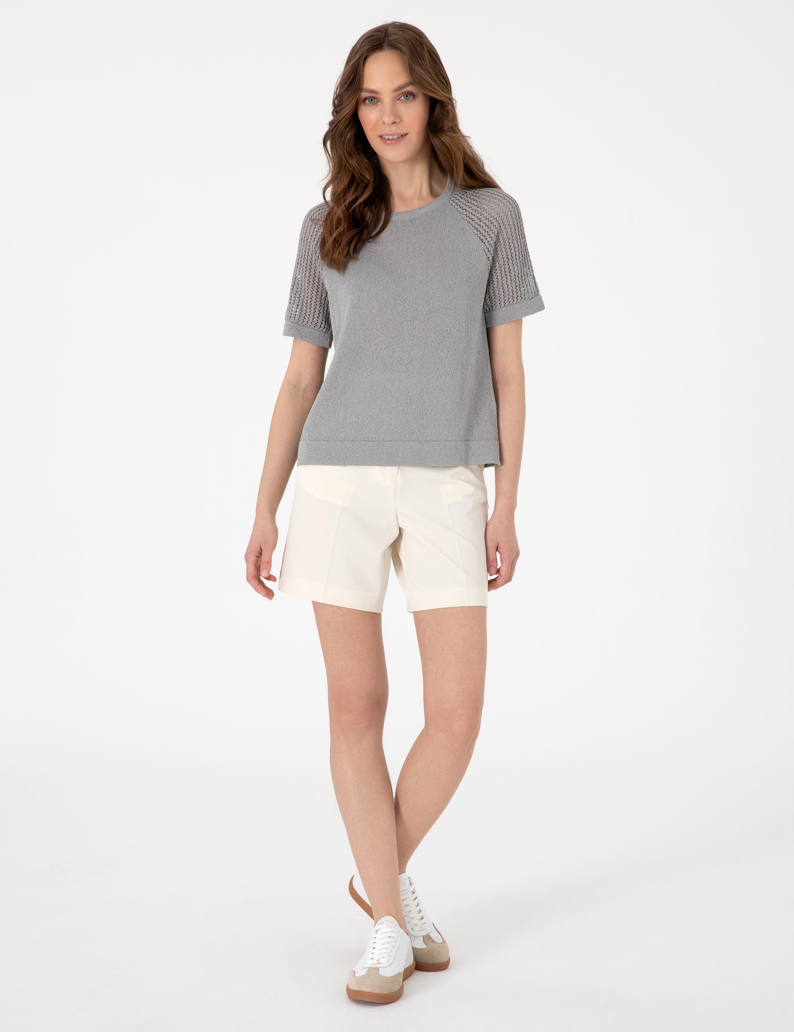 Gri Regular Fit Triko Tişört