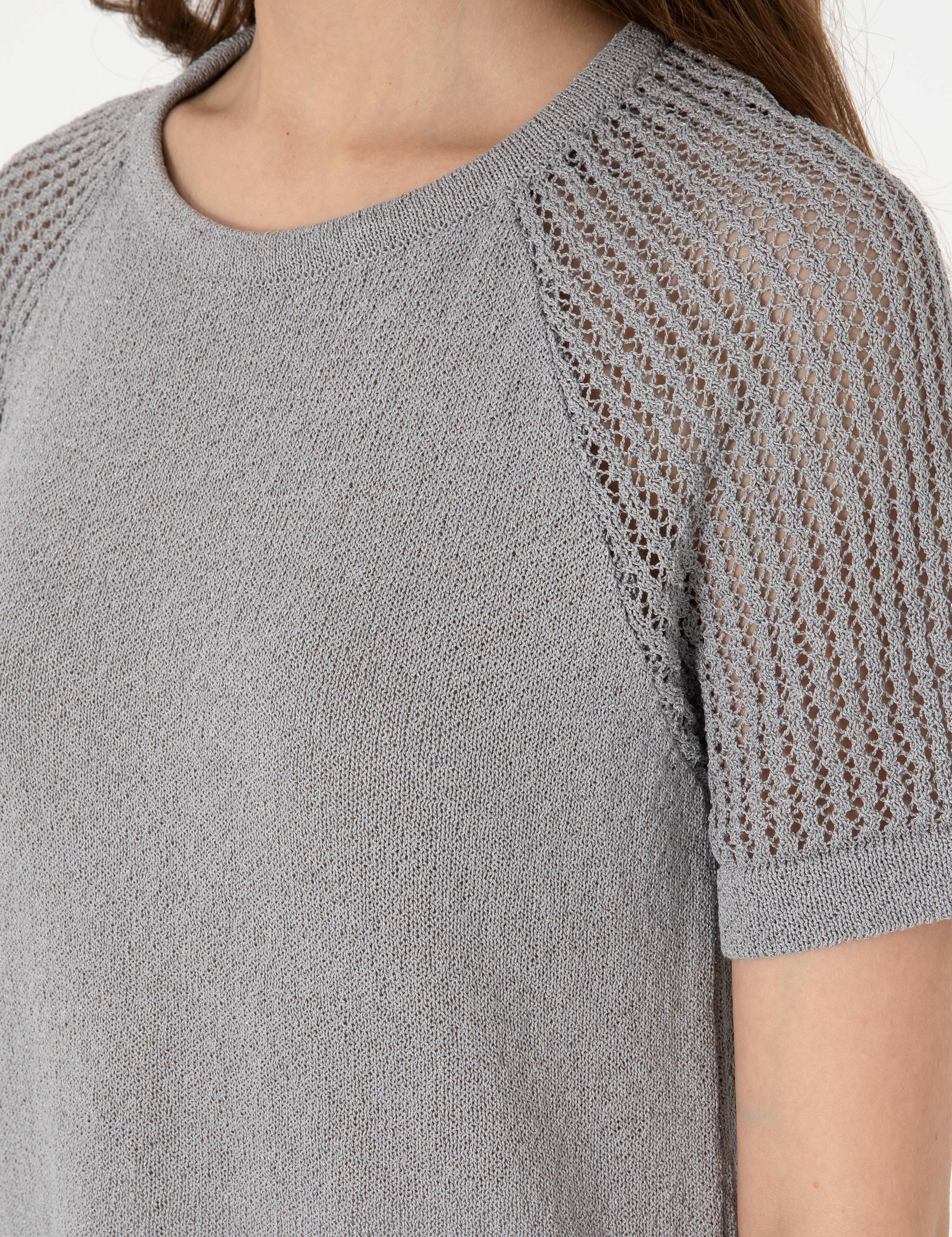 Gri Regular Fit Triko Tişört