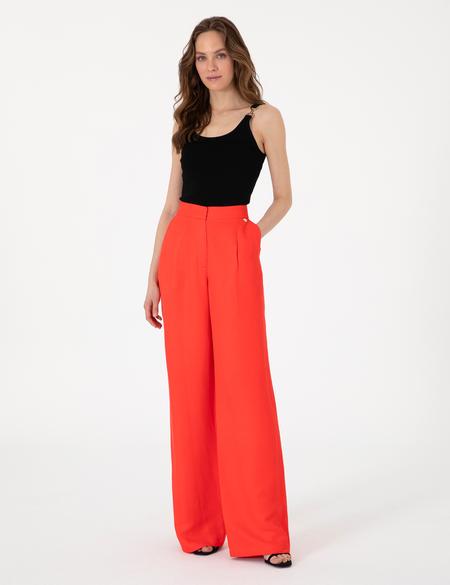 Nar Çiçeği Kumaş Pantolon - 50289370005