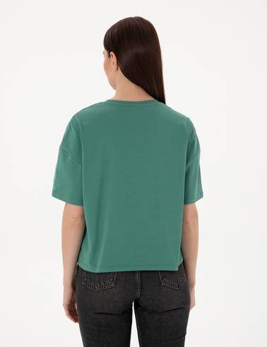 Yeşil Regular Fit Tişört