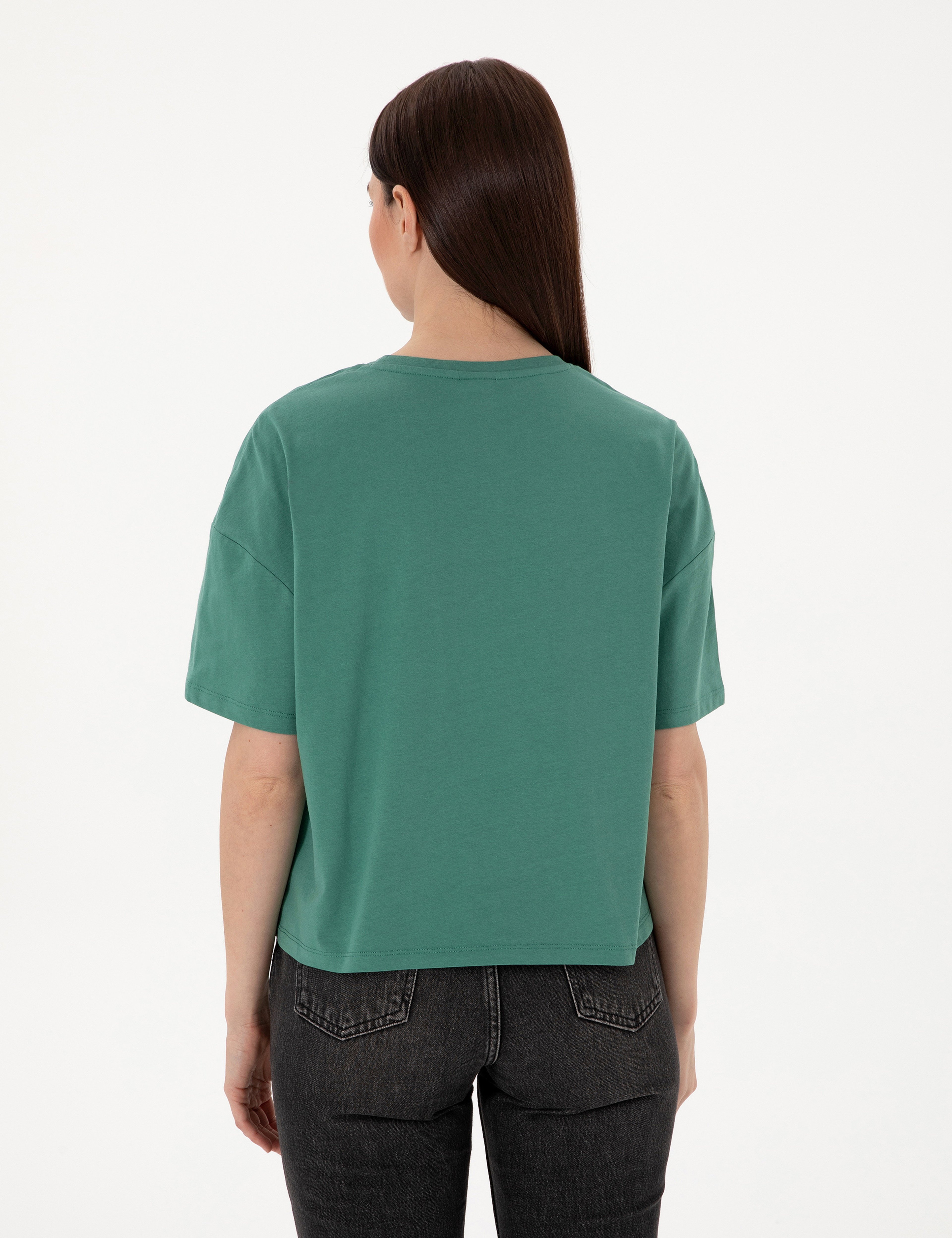 Yeşil Regular Fit Tişört