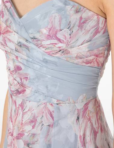 Gri Regular Fit Desenli Elbise