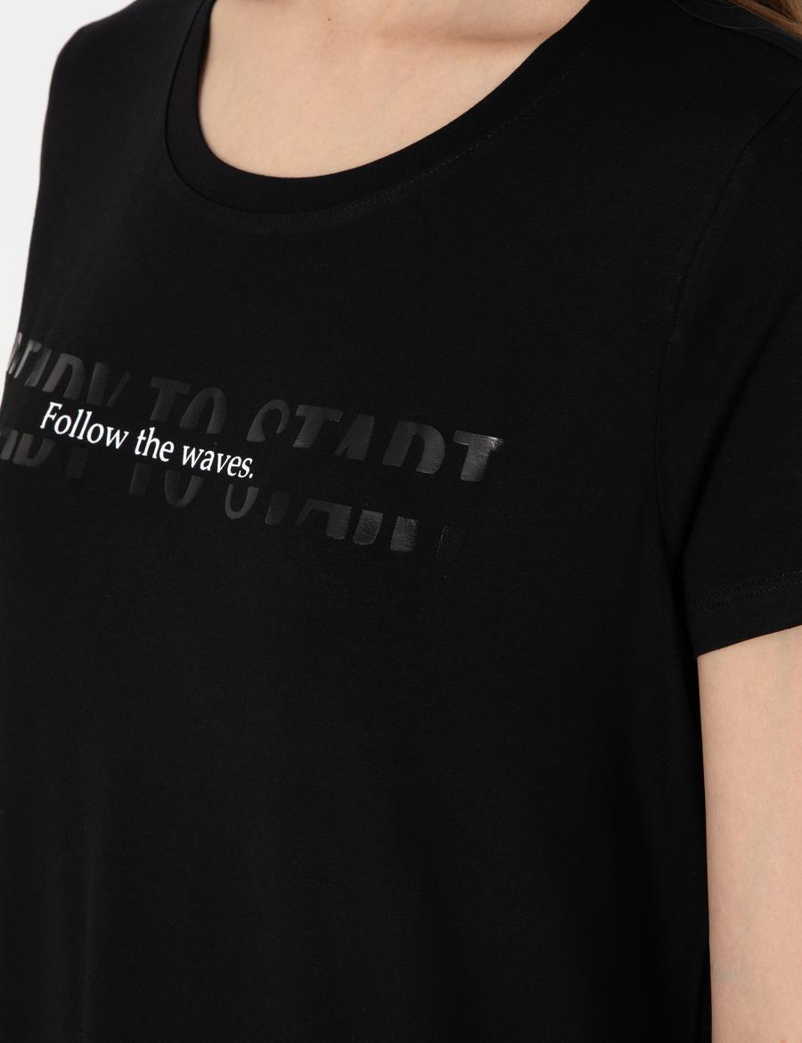 Siyah Regular Fit Tişört