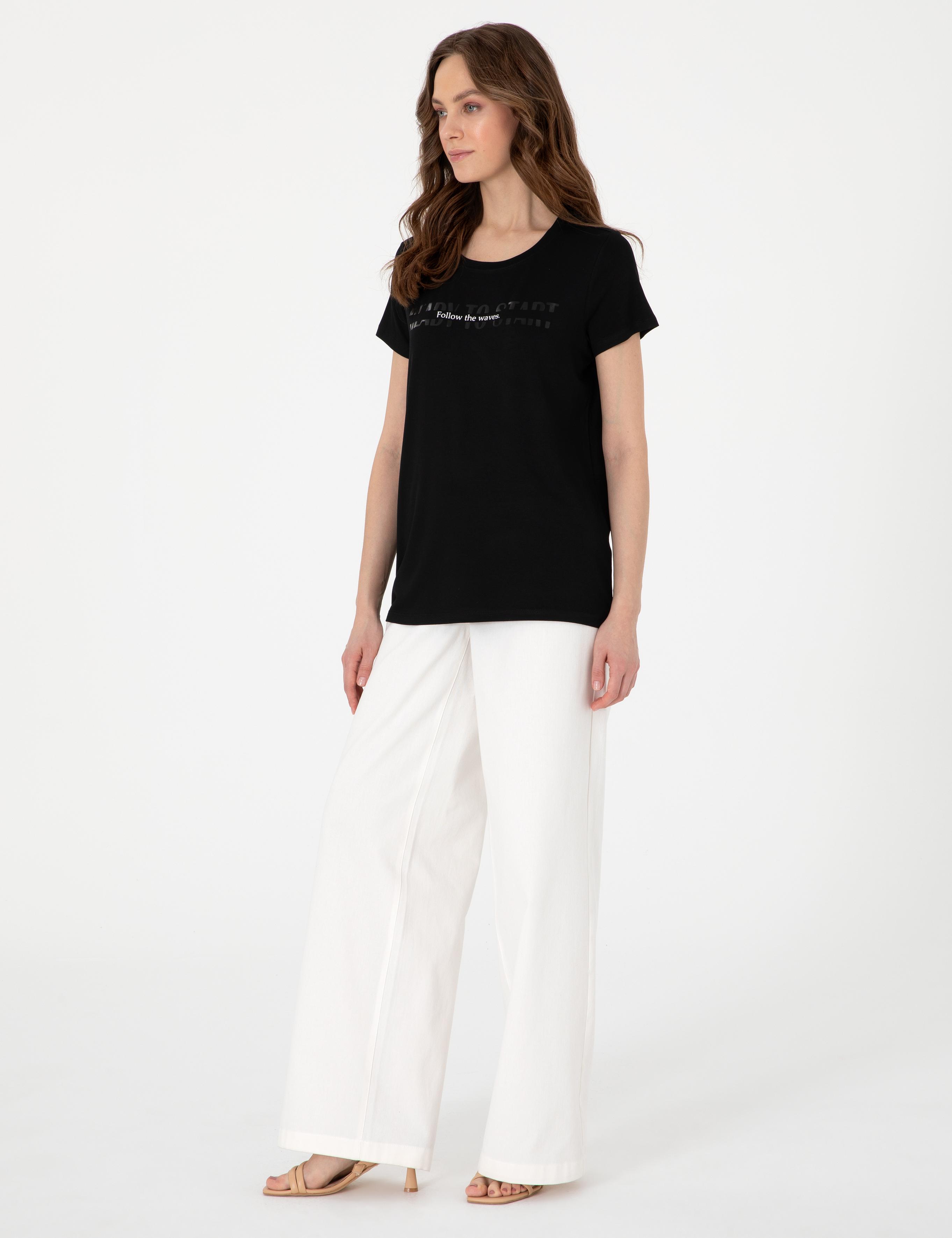 Siyah Regular Fit Tişört