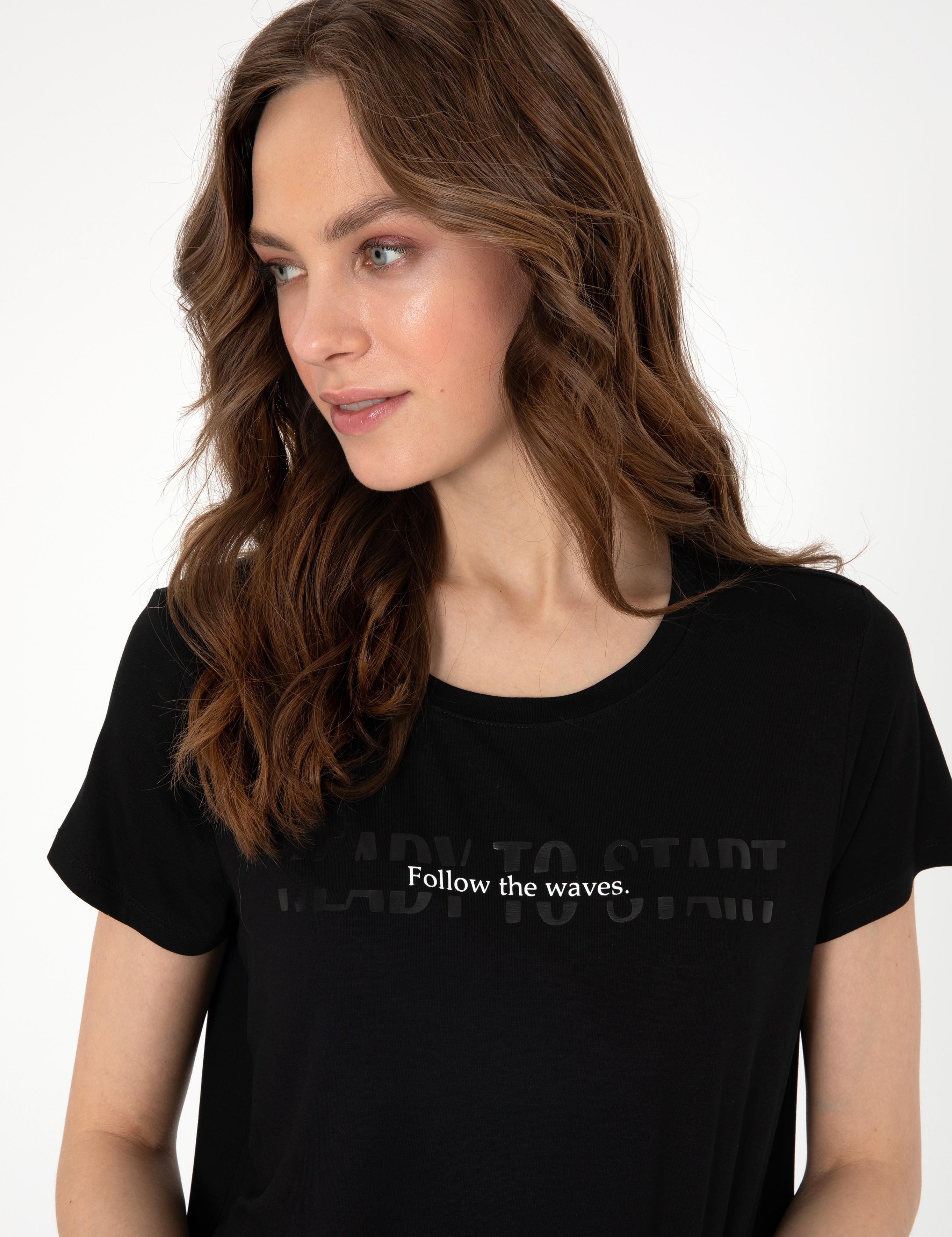 Siyah Regular Fit Tişört