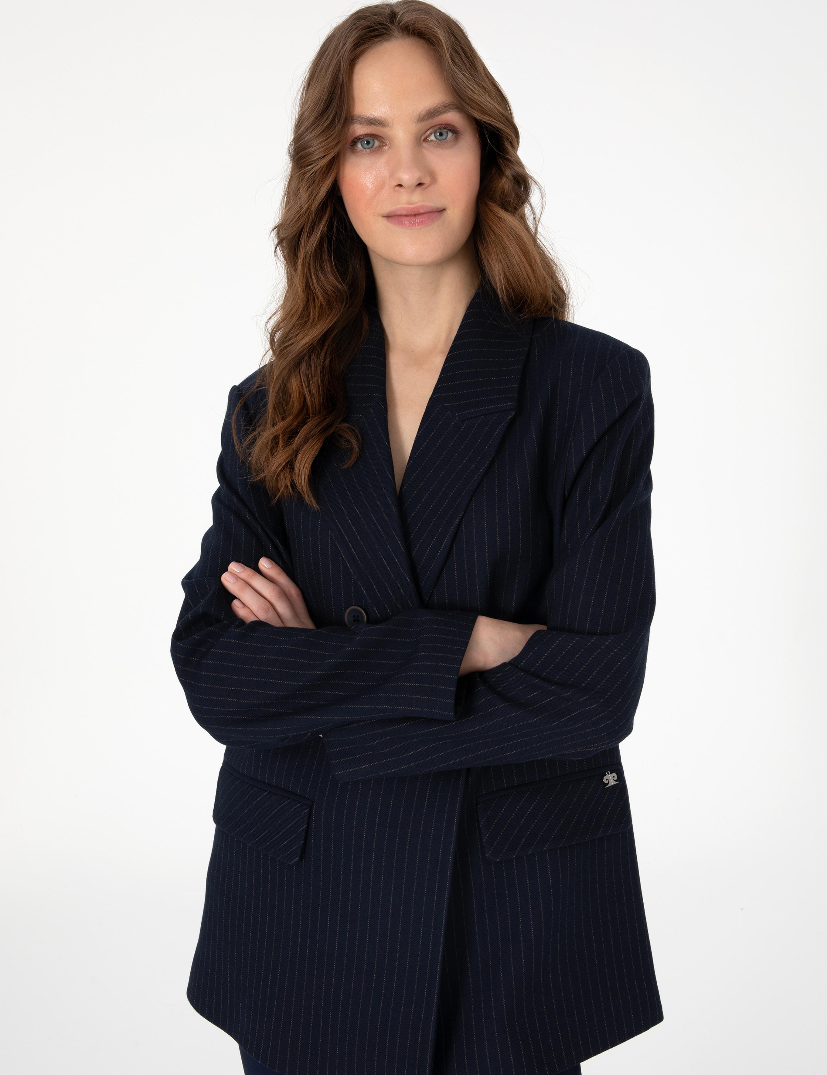 Lacivert Comfort Fit Ceket