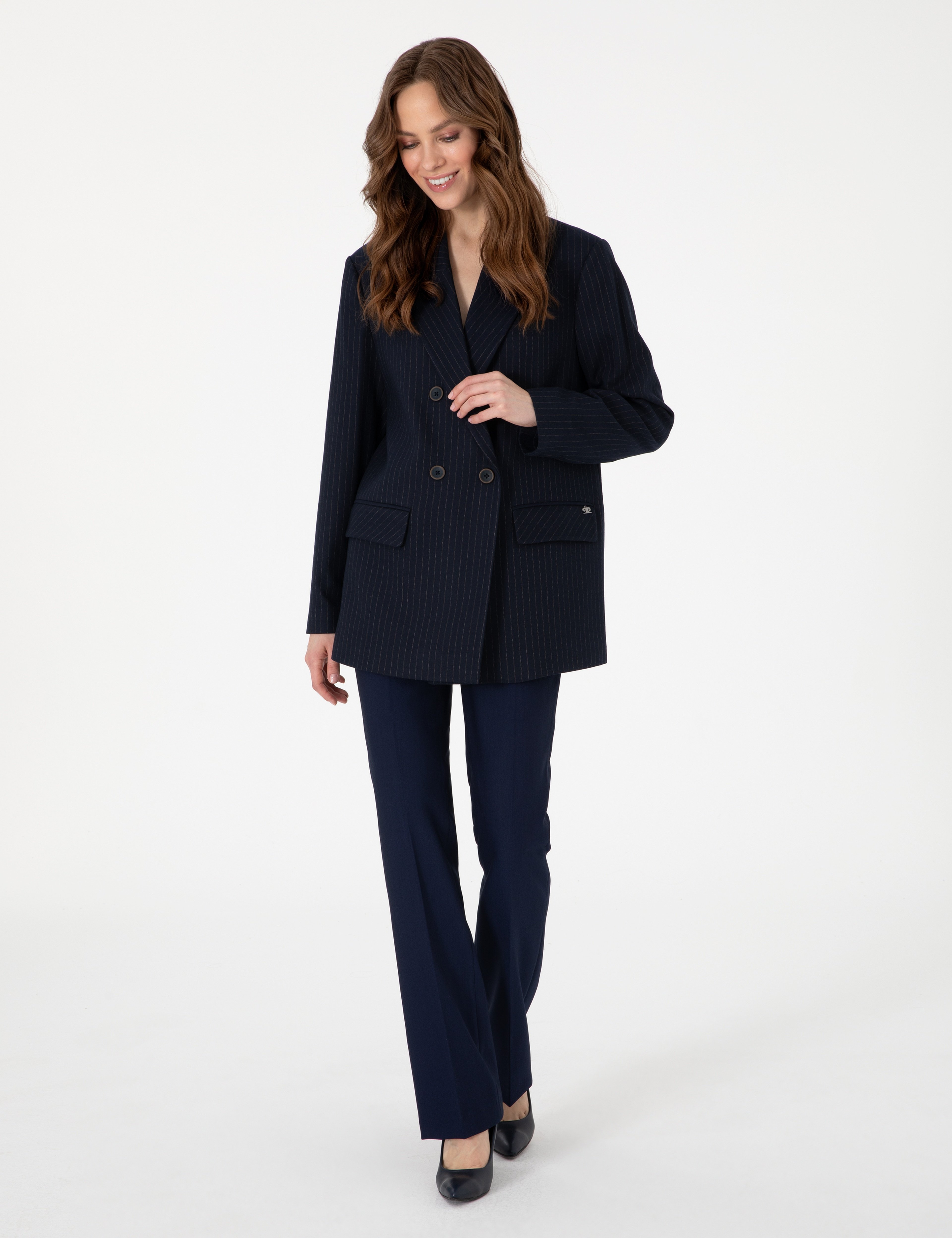 Lacivert Comfort Fit Ceket - Image 4