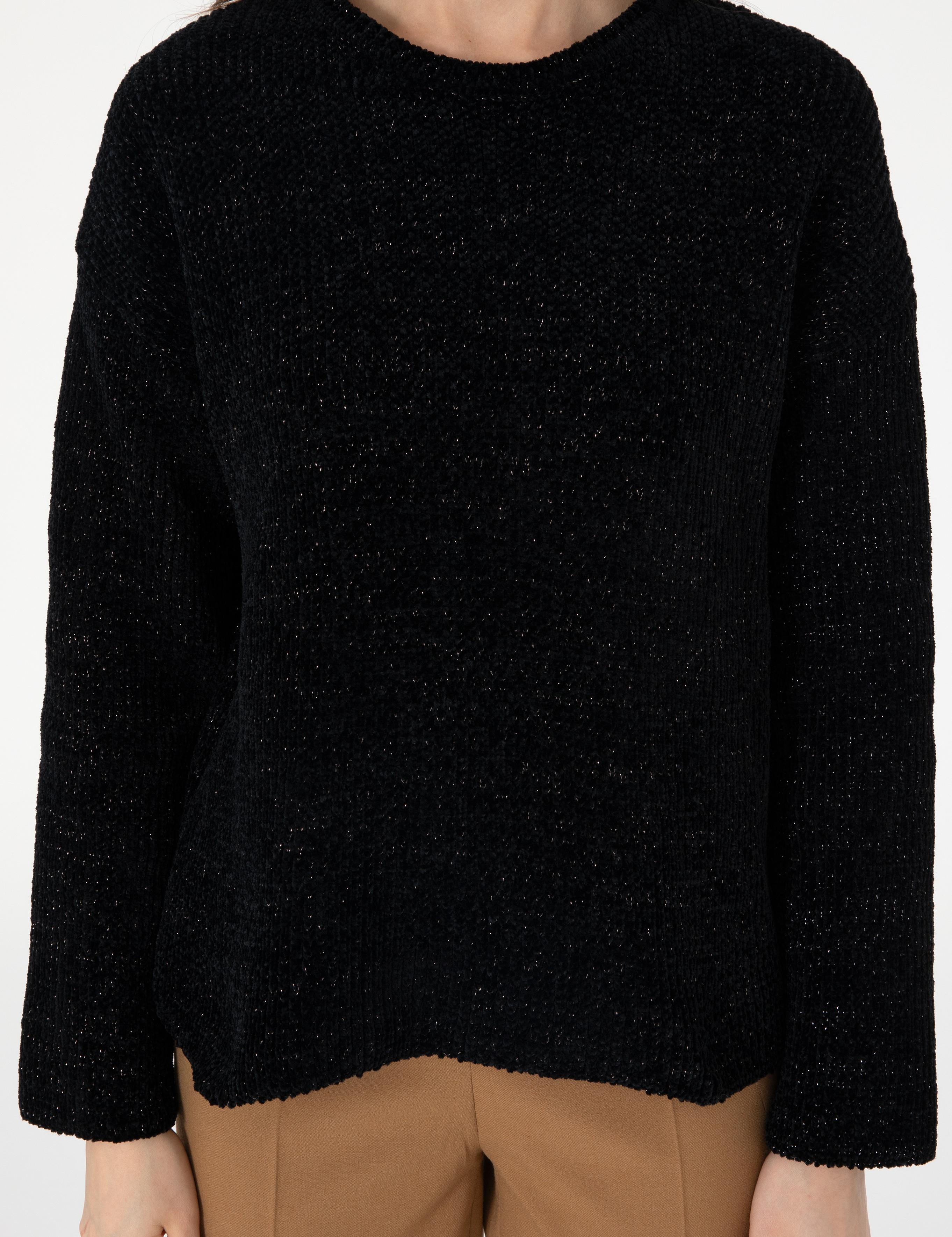 Siyah Oversize Kazak