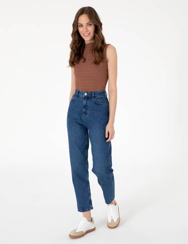 Mavi Mom High Waist Fit Jean Pantolon