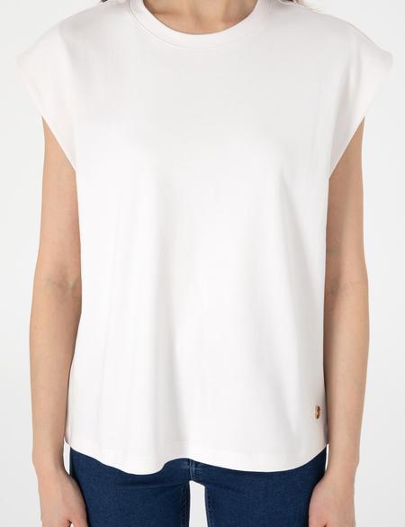 Beyaz Comfort Fit Tişört - 50301474003