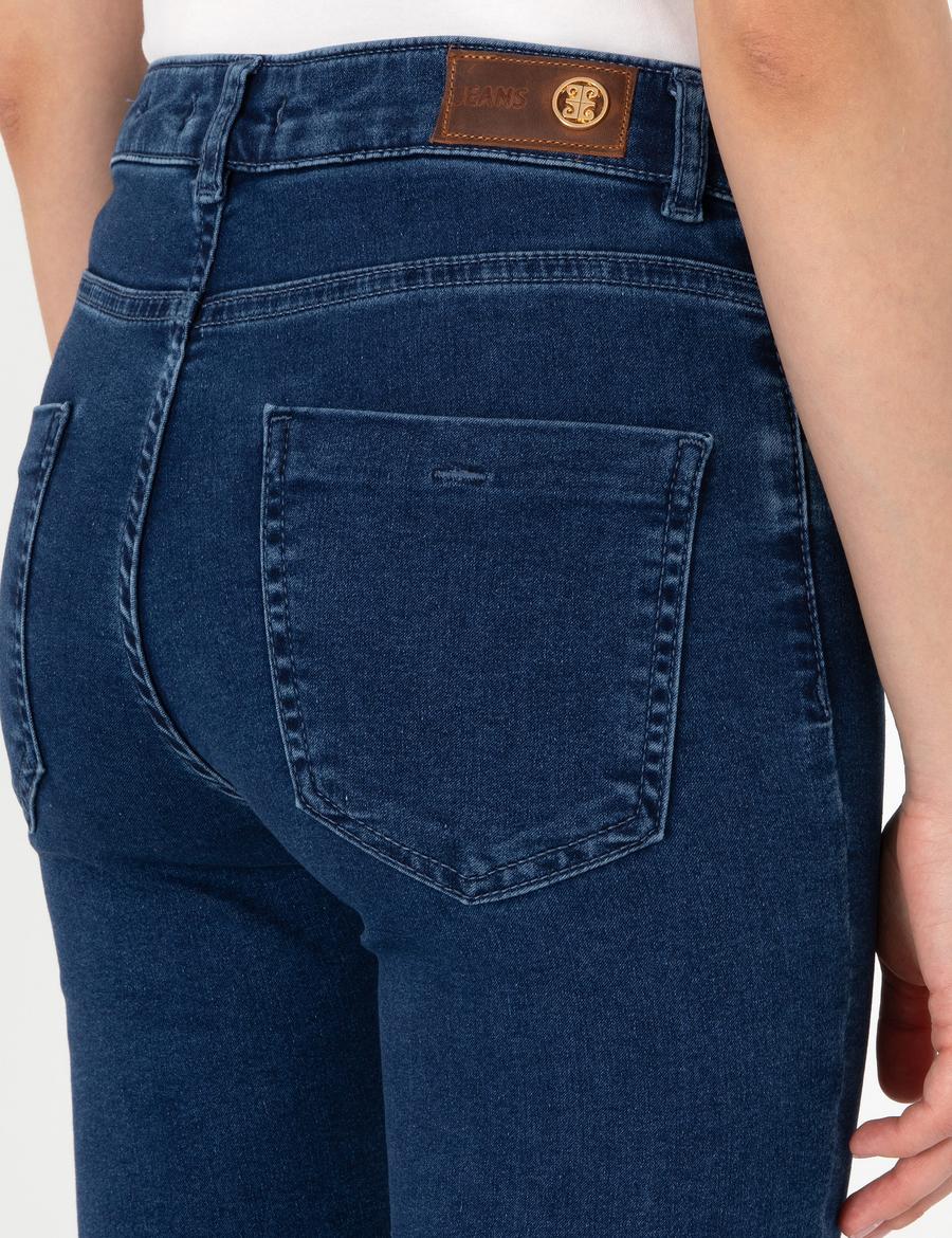 Lacivert Jean Pantolon