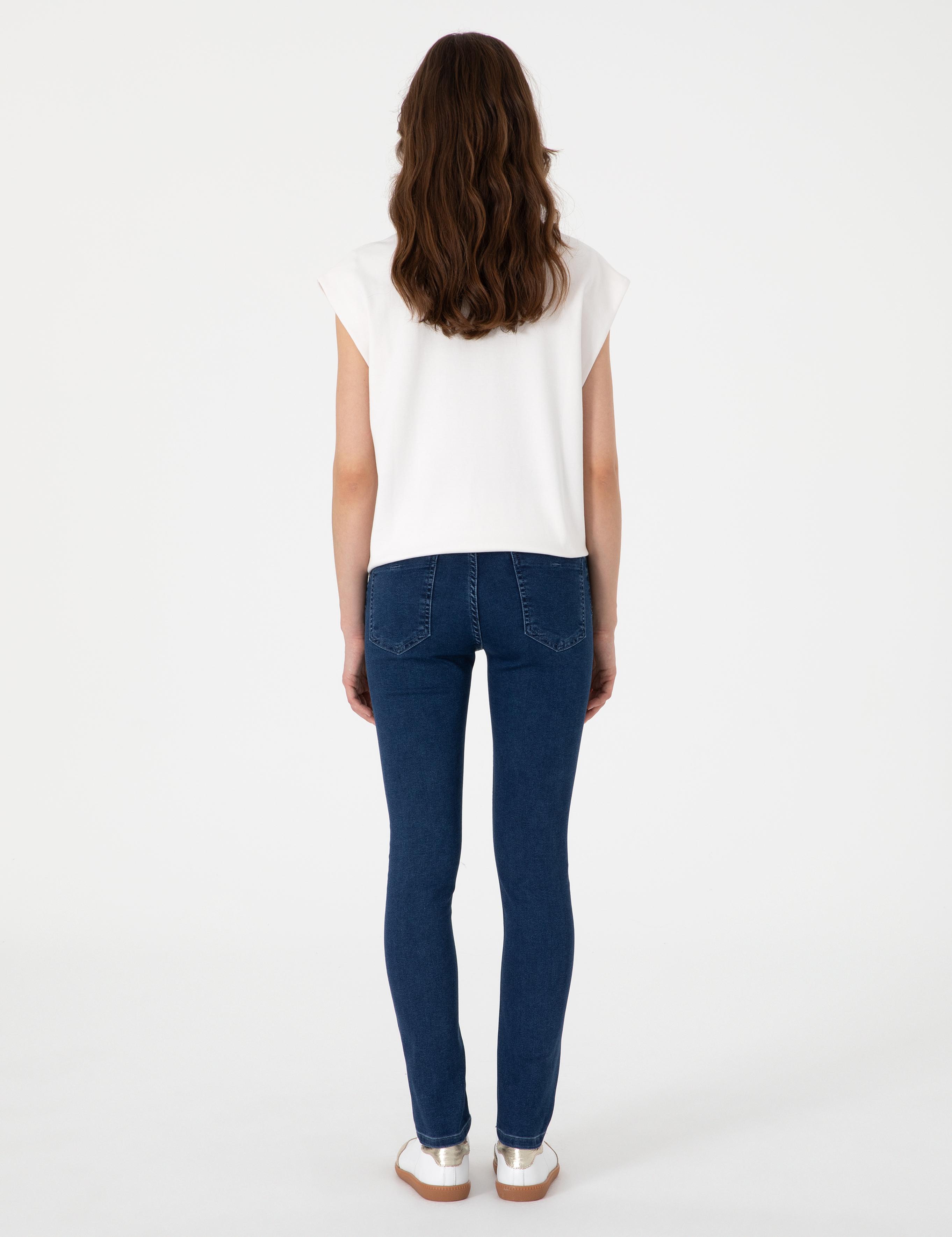 Lacivert Jean Pantolon