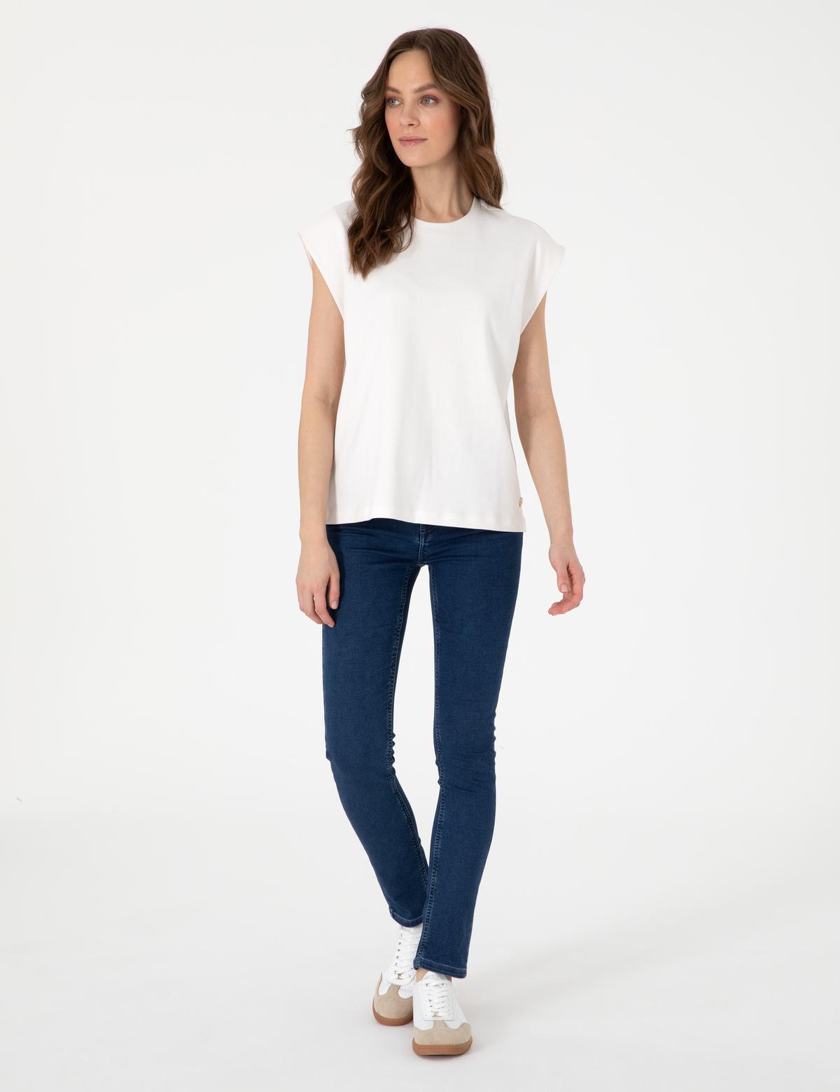 Lacivert Jean Pantolon