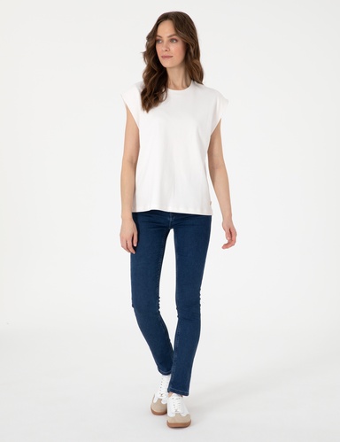 Lacivert Jean Pantolon