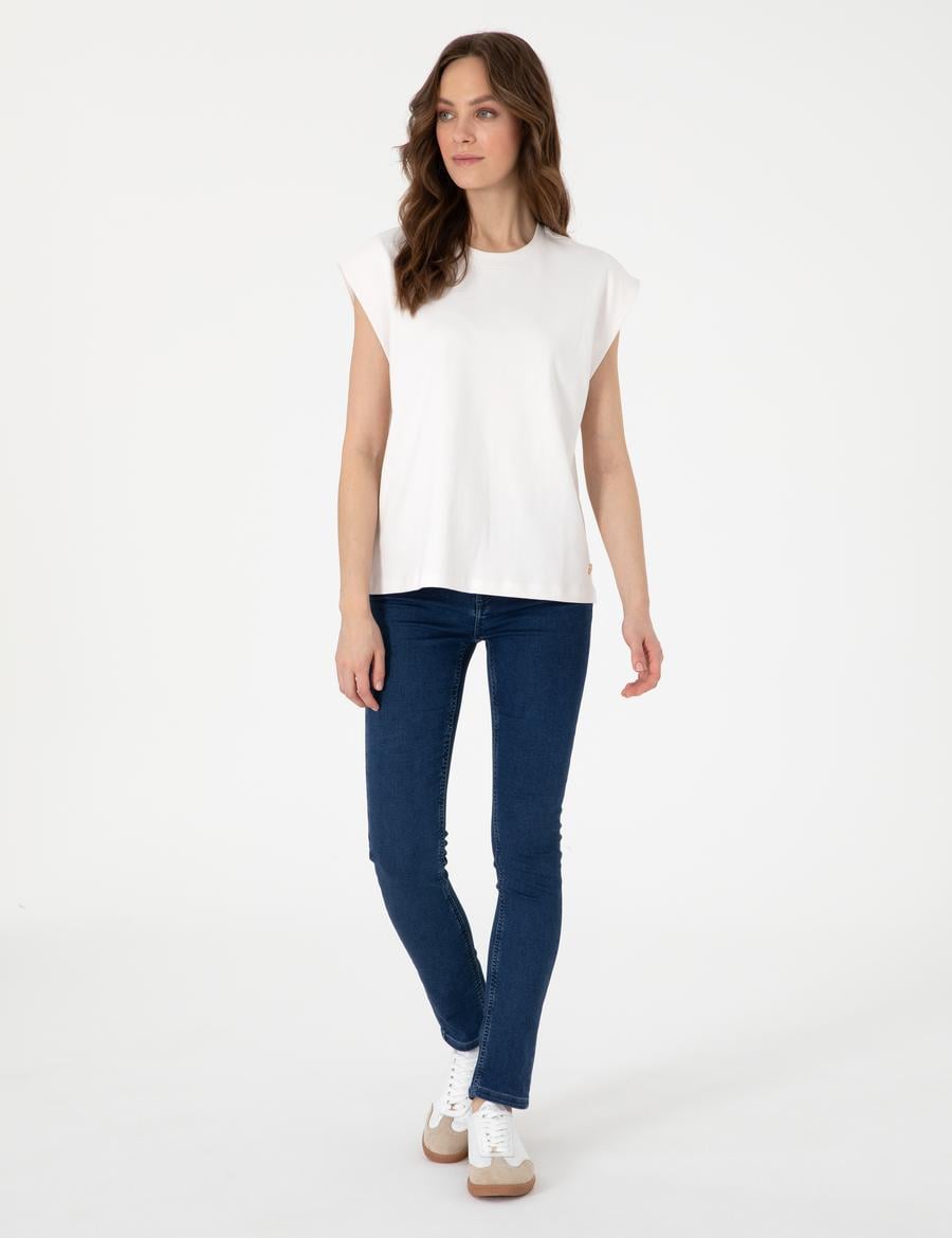 Lacivert Jean Pantolon