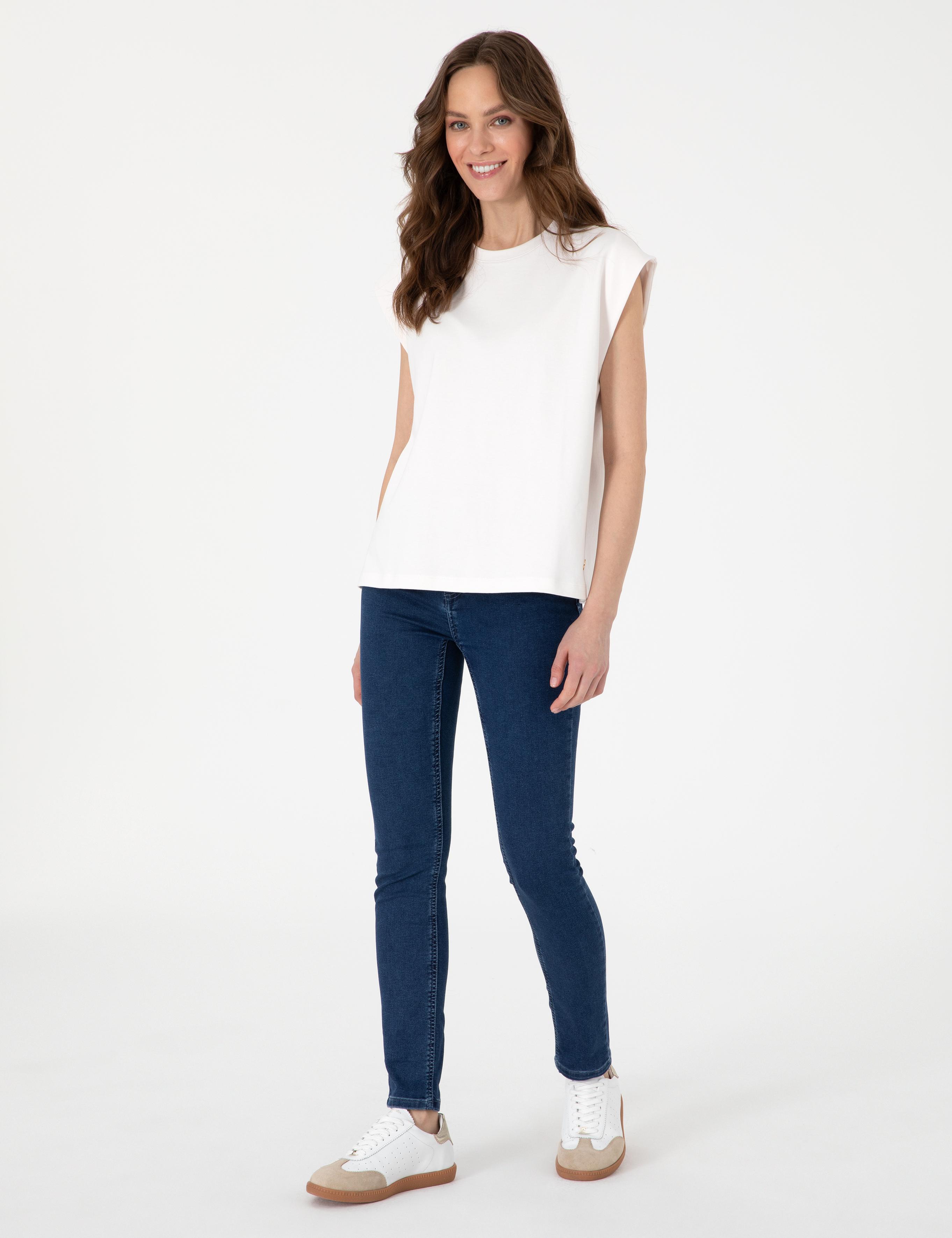 Lacivert Jean Pantolon