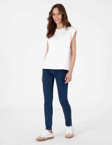 Lacivert Jean Pantolon
