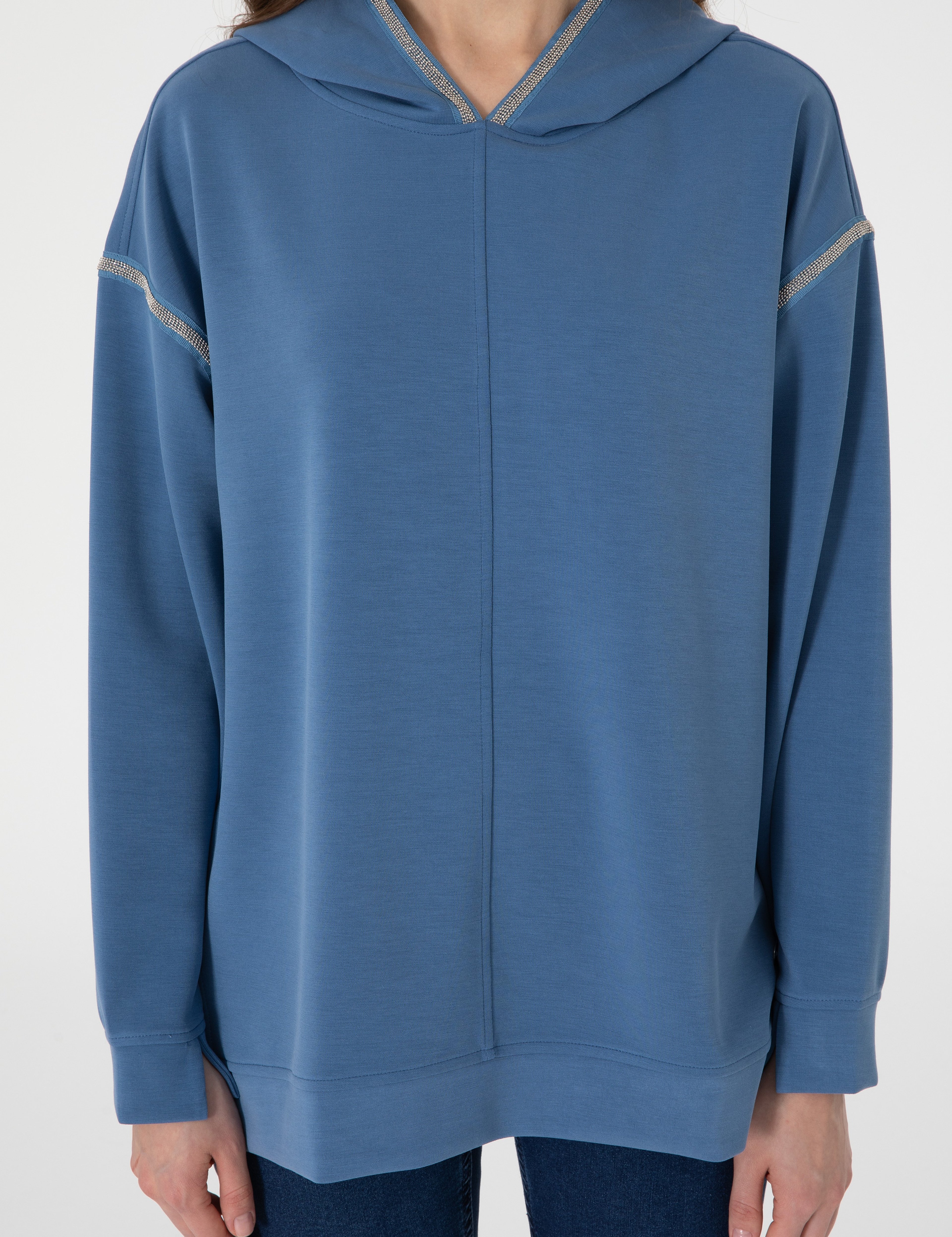 İndigo Oversize Sweatshirt - Image 6